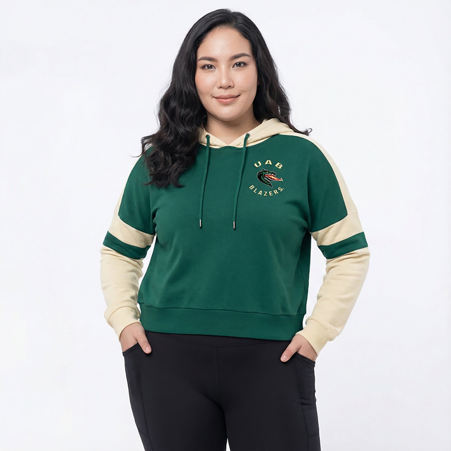 Colosseum Athletics Women's Alabama-Birmingham Harry Cropped Hoodie - view number 2
