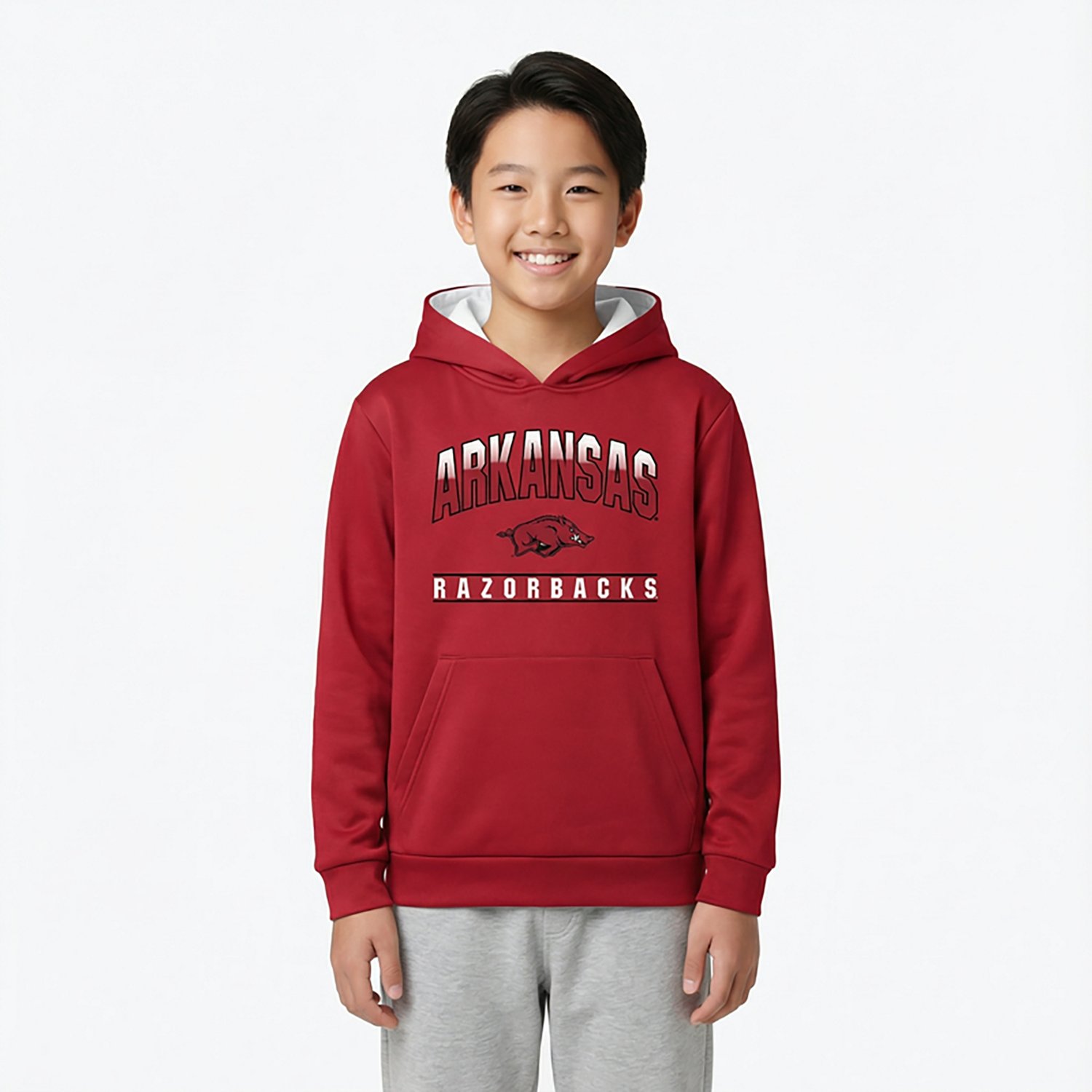 Colosseum Athletics Kids' Arkansas Louis Hoodie - view number 2