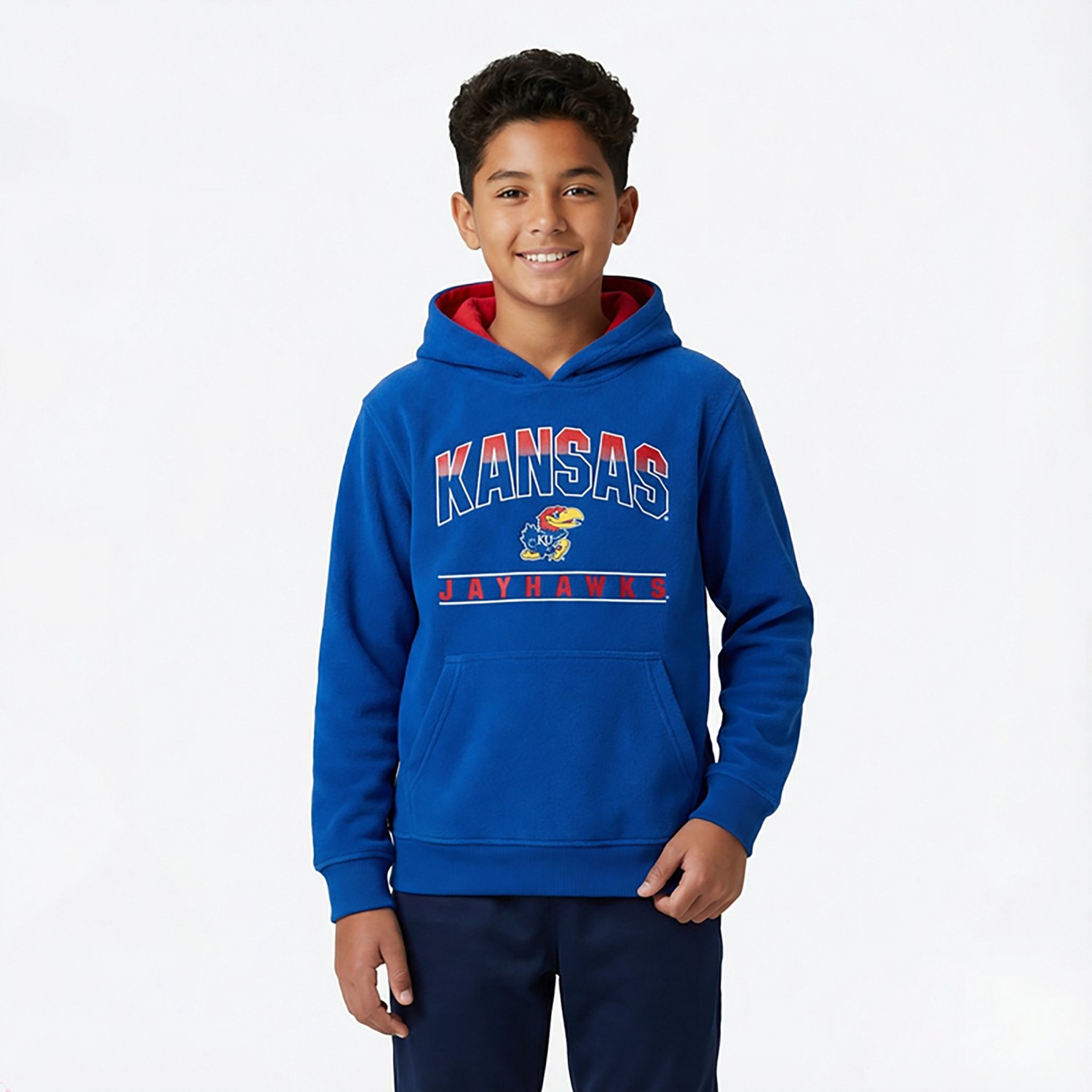 Colosseum Athletics Kids' Kansas Louis Hoodie - view number 2