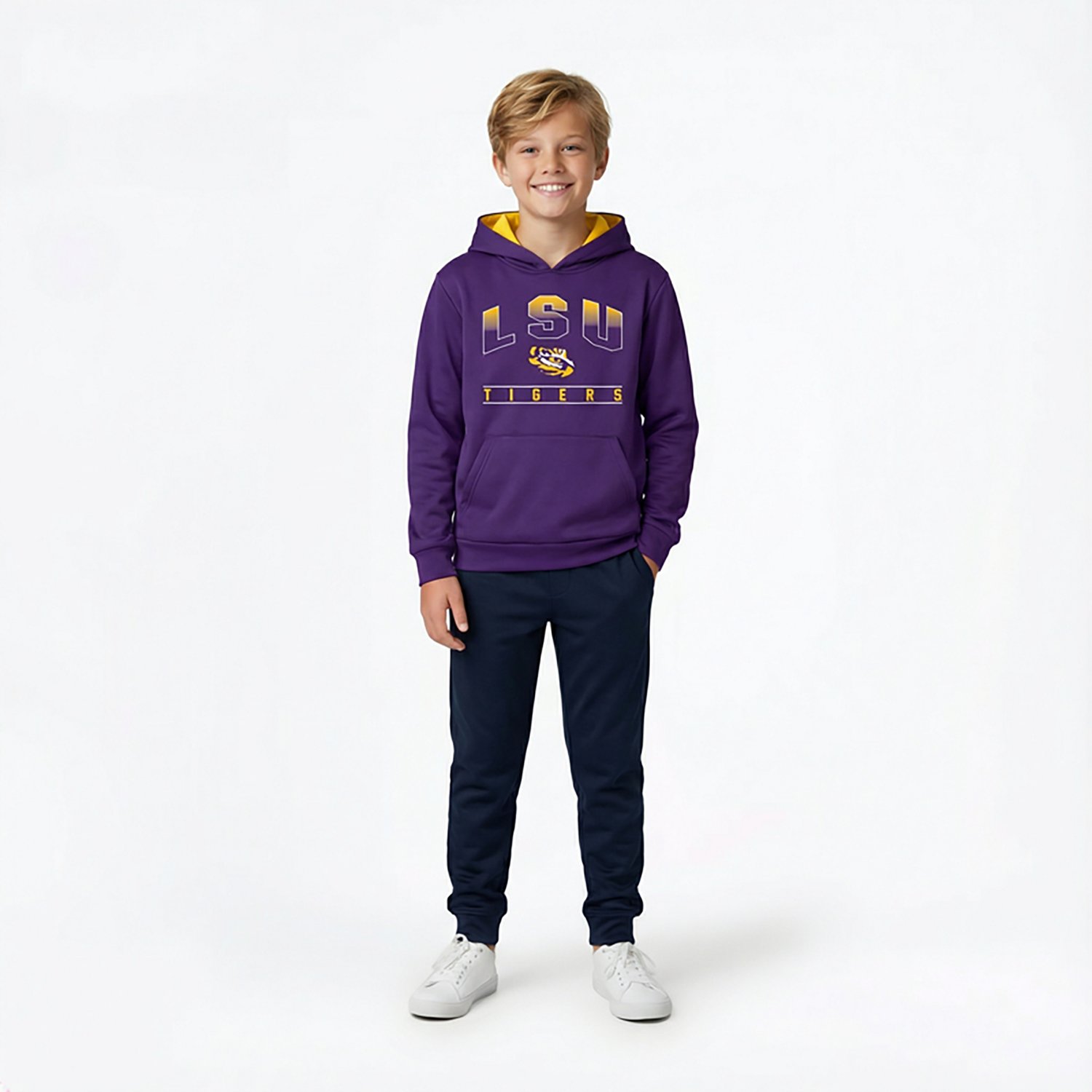 Colosseum Athletics Kids' LSU Louis Hoodie