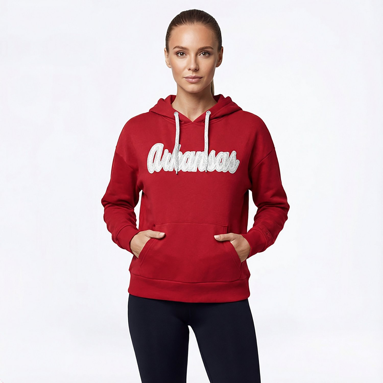 Colosseum Athletics Women's Arkansas Jazz Club Fleece Hoodie - view number 2