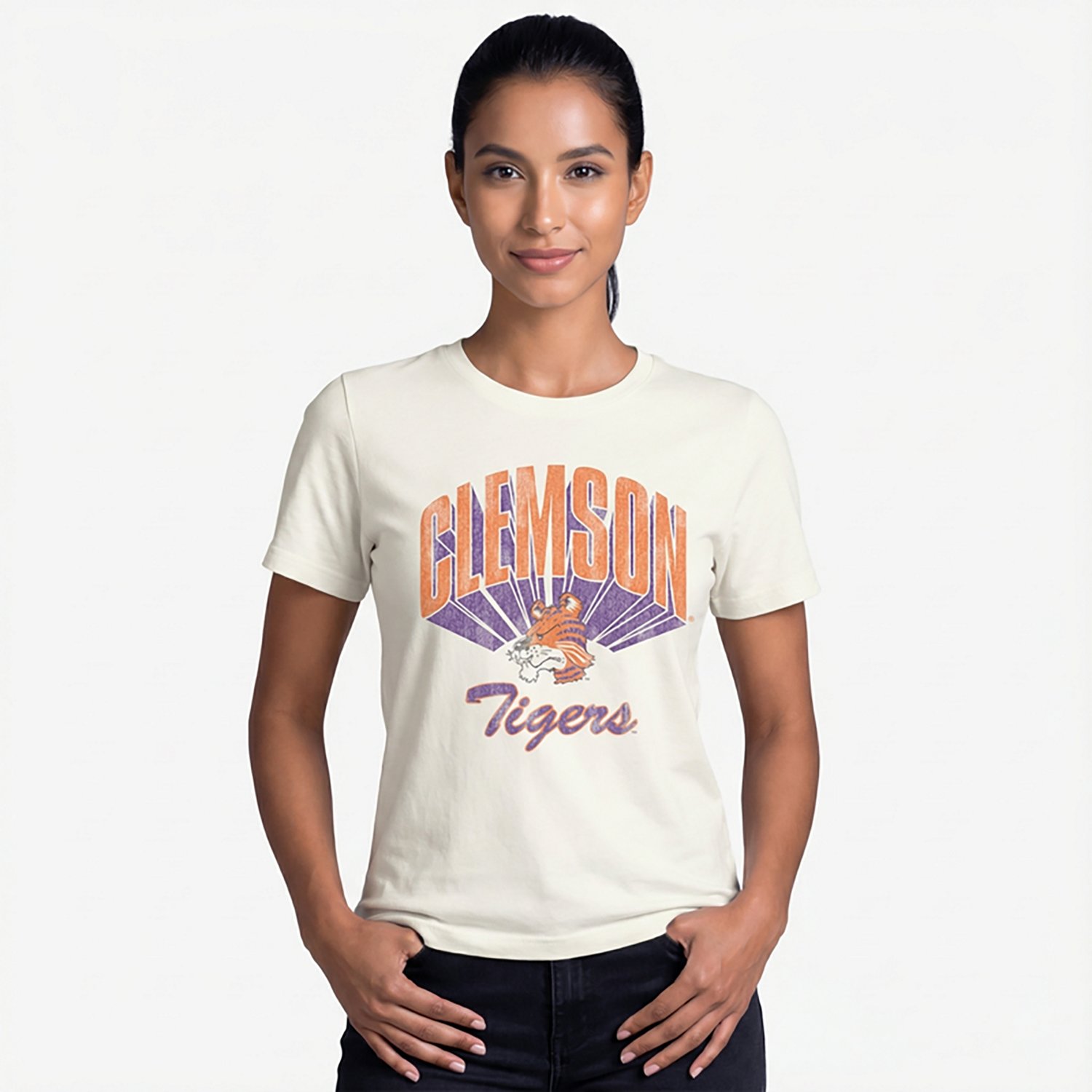 WILDCAT RETRO Women's Clemson Rock Star Meet and Greet T-shirt