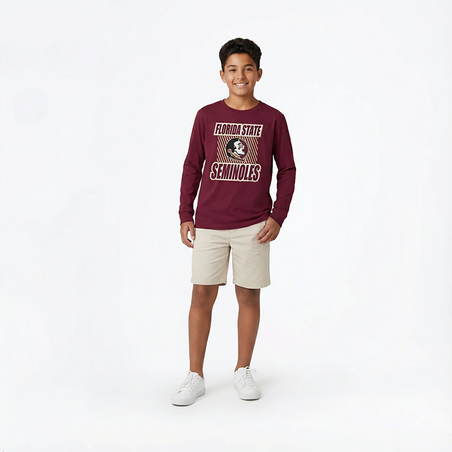 Outerstuff Boys' 4-7 Florida State Never Settle Long Sleeve T-shirt