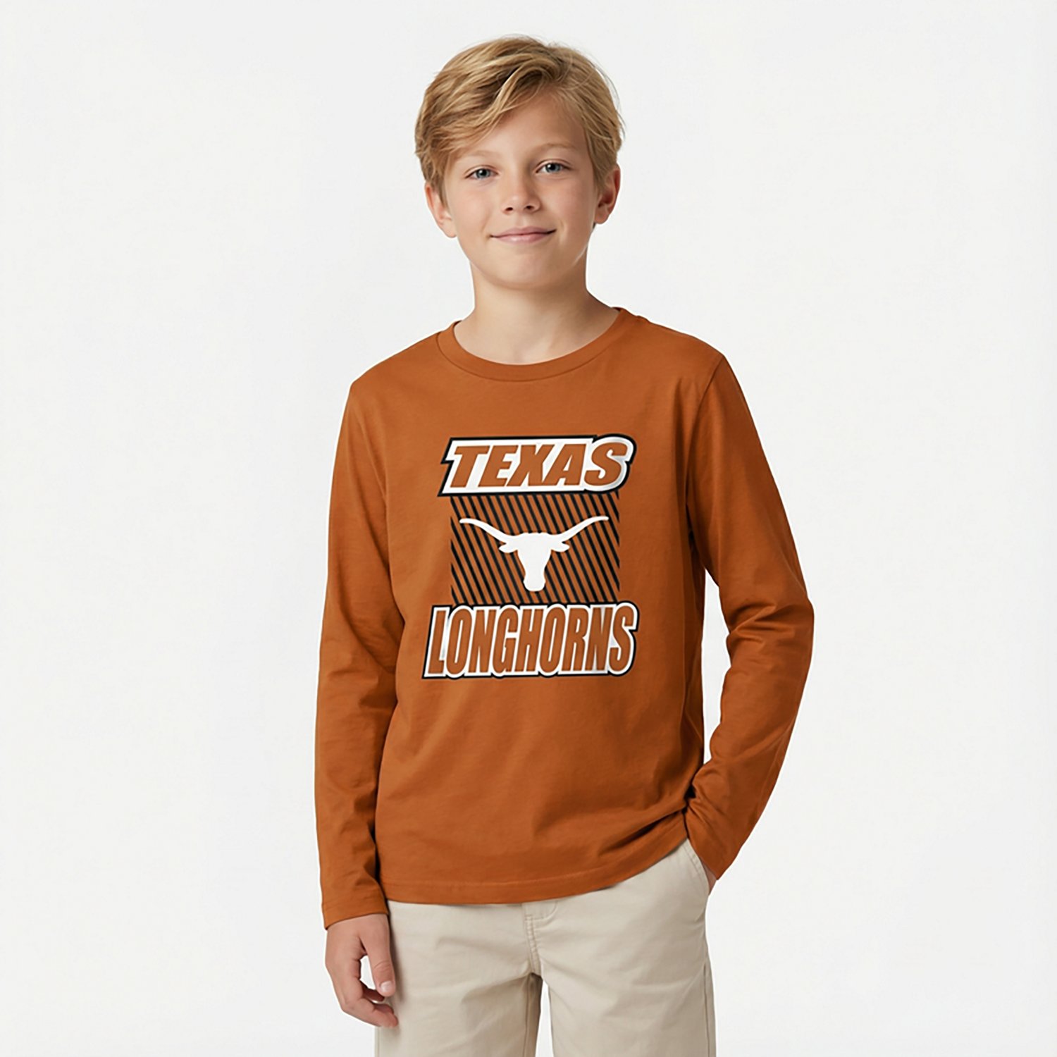 Outerstuff Boys' 4-7 Texas Never Settle Long Sleeve T-shirt - view number 2