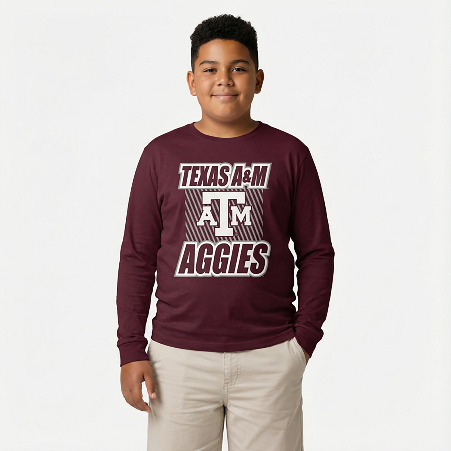 Outerstuff Youth Texas A&M Never Settle Long Sleeve T-shirt - view number 2