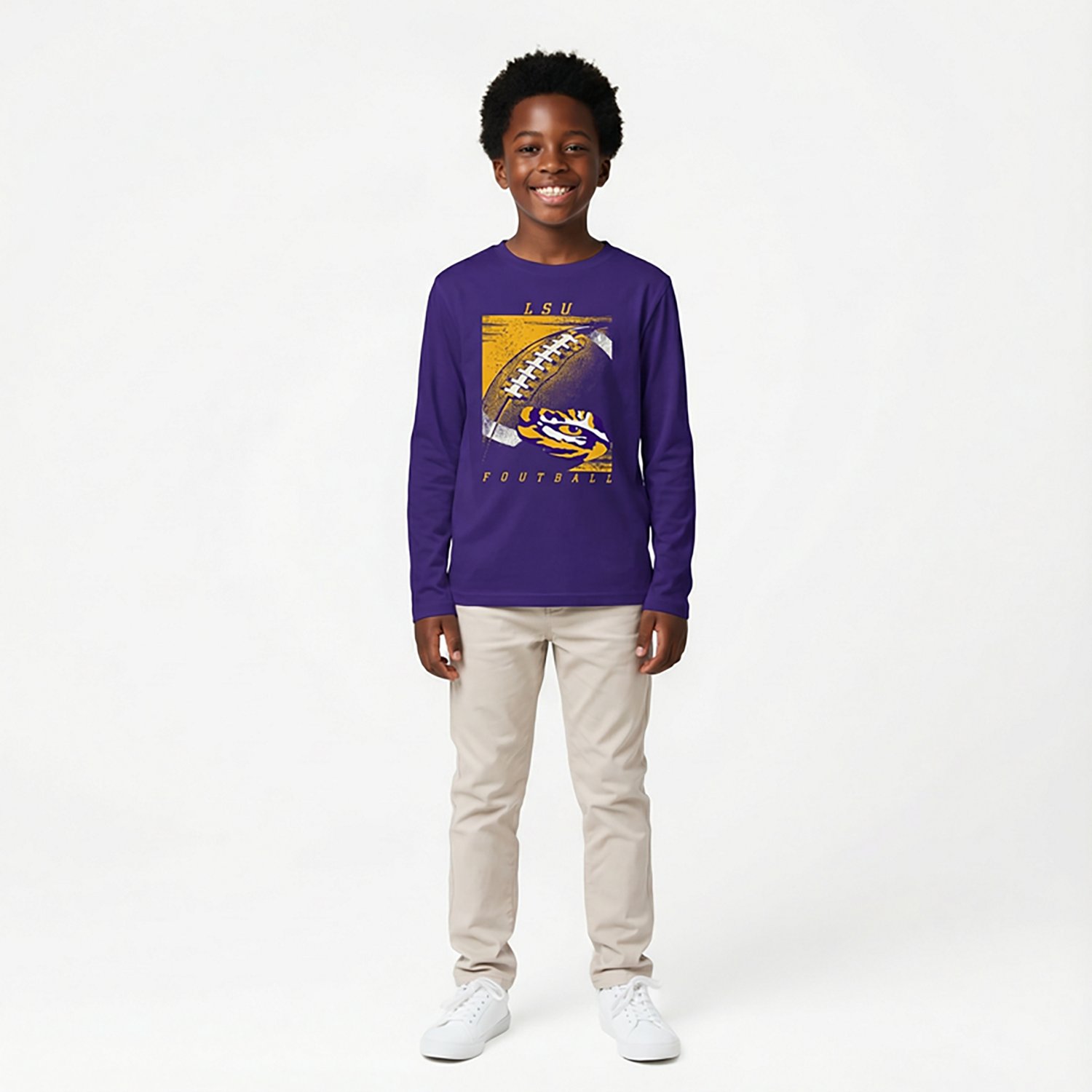 Outerstuff Youth LSU Half Time Long Sleeve T-shirt