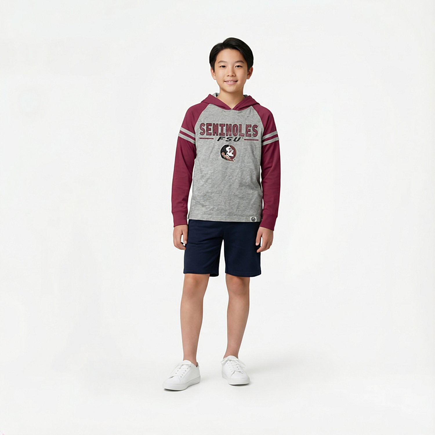 Wes & Willy Boys' Florida State University Raglan Lightweight Hoodie
