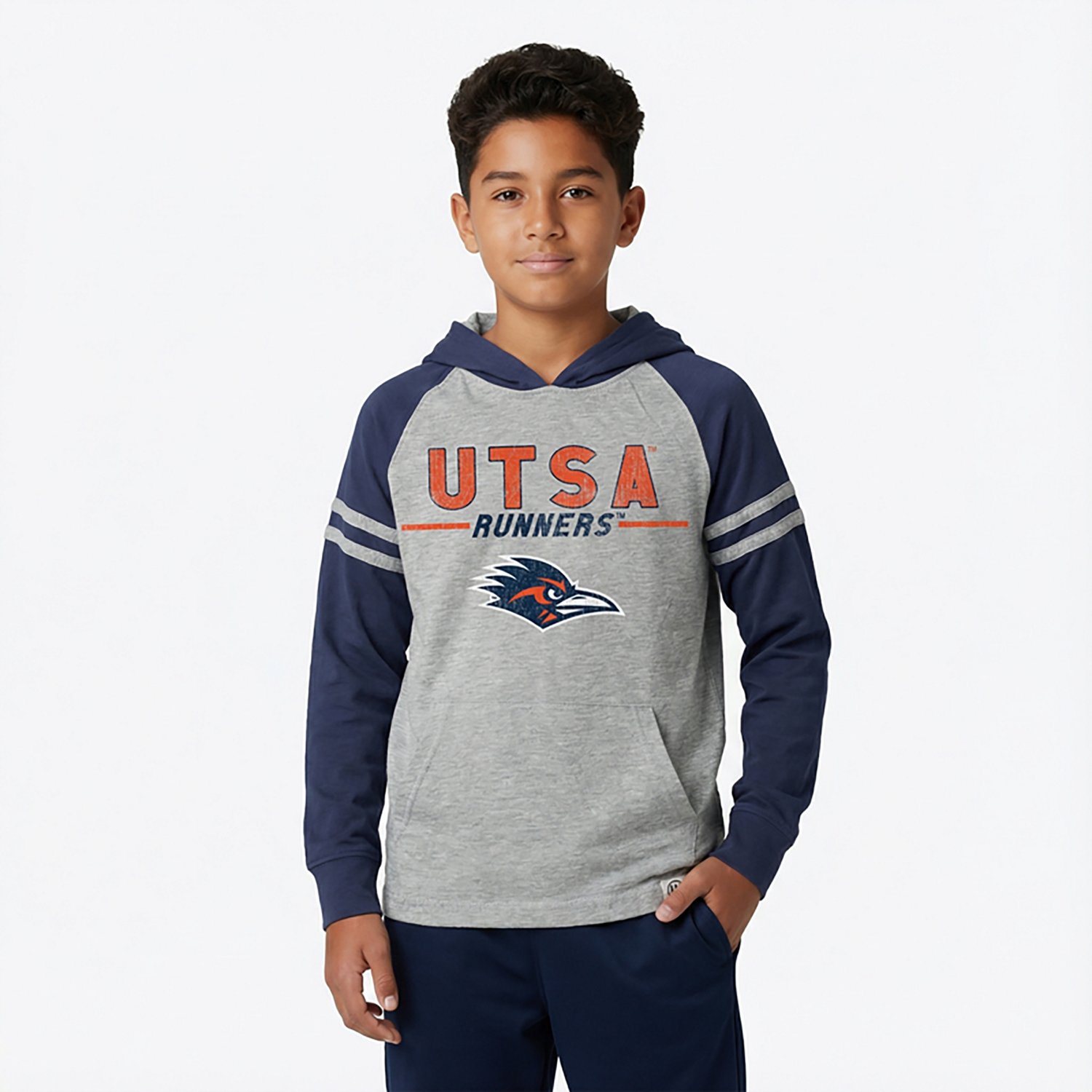 Wes & Willy Boys' University of Texas at San Antonio Raglan Lightweight Hoodie - view number 2