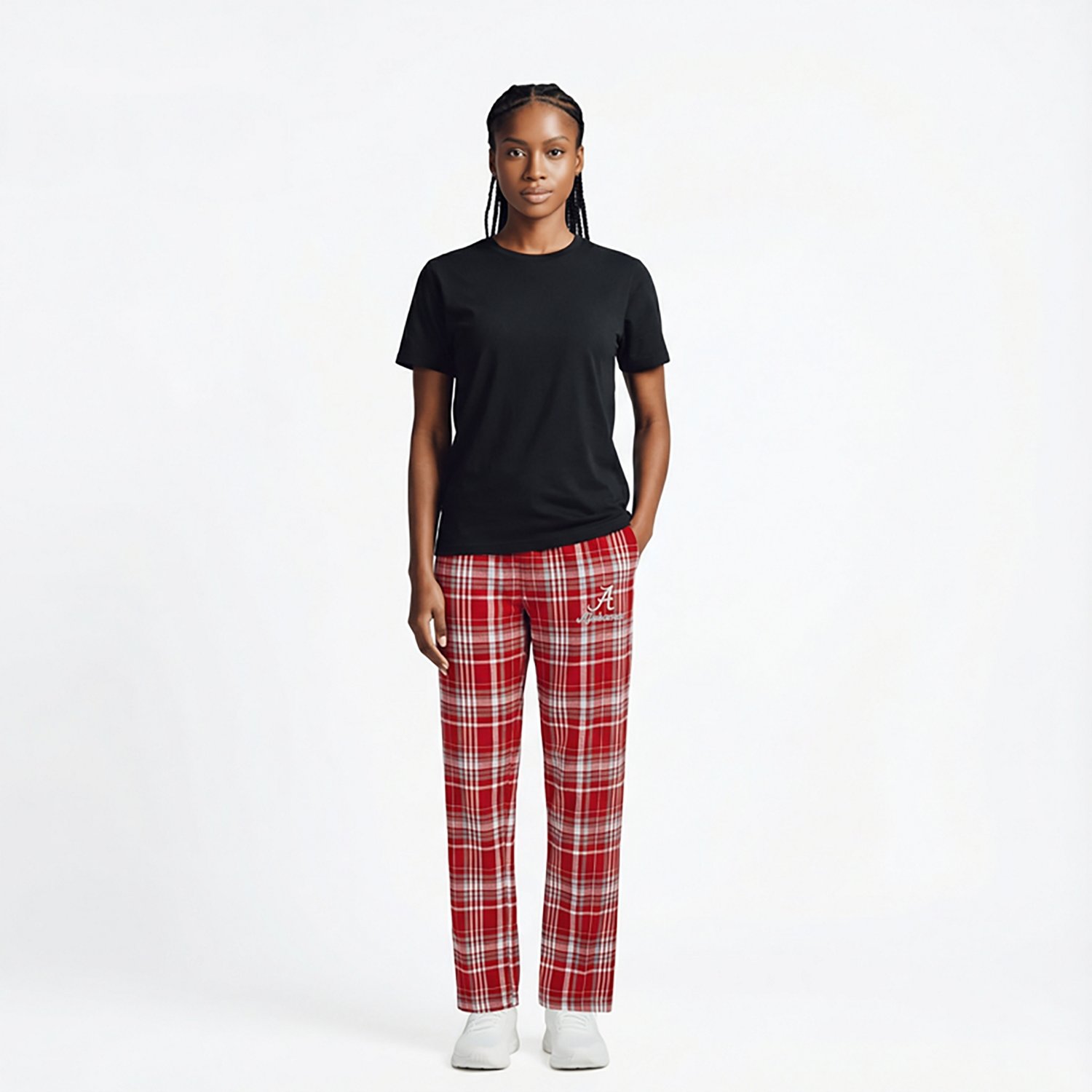 College Concepts Women's Alabama Laney Plaid Pants