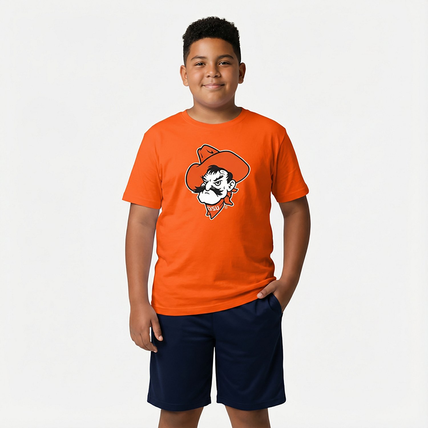 Wes & Willy Boys' Oklahoma State Primary Logo T-shirt - view number 2