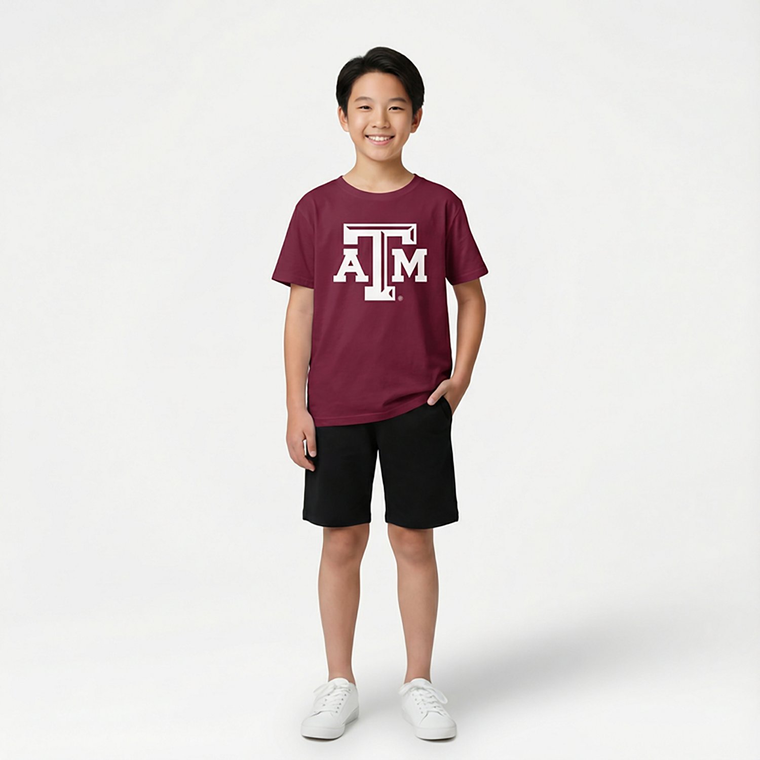 Wes & Willy Boys' Texas A&M Primary Logo T-shirt