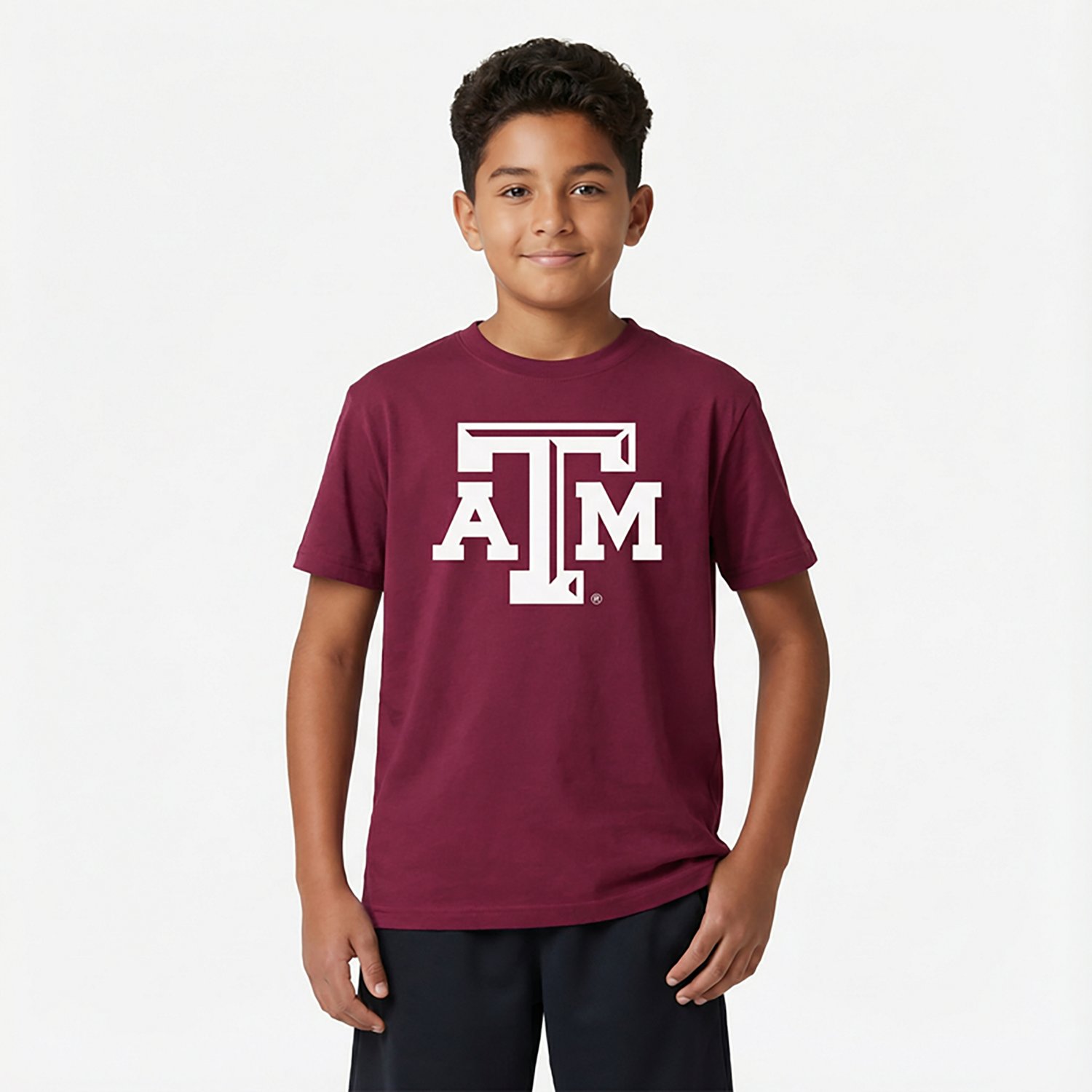 Wes & Willy Boys' Texas A&M Primary Logo T-shirt - view number 2