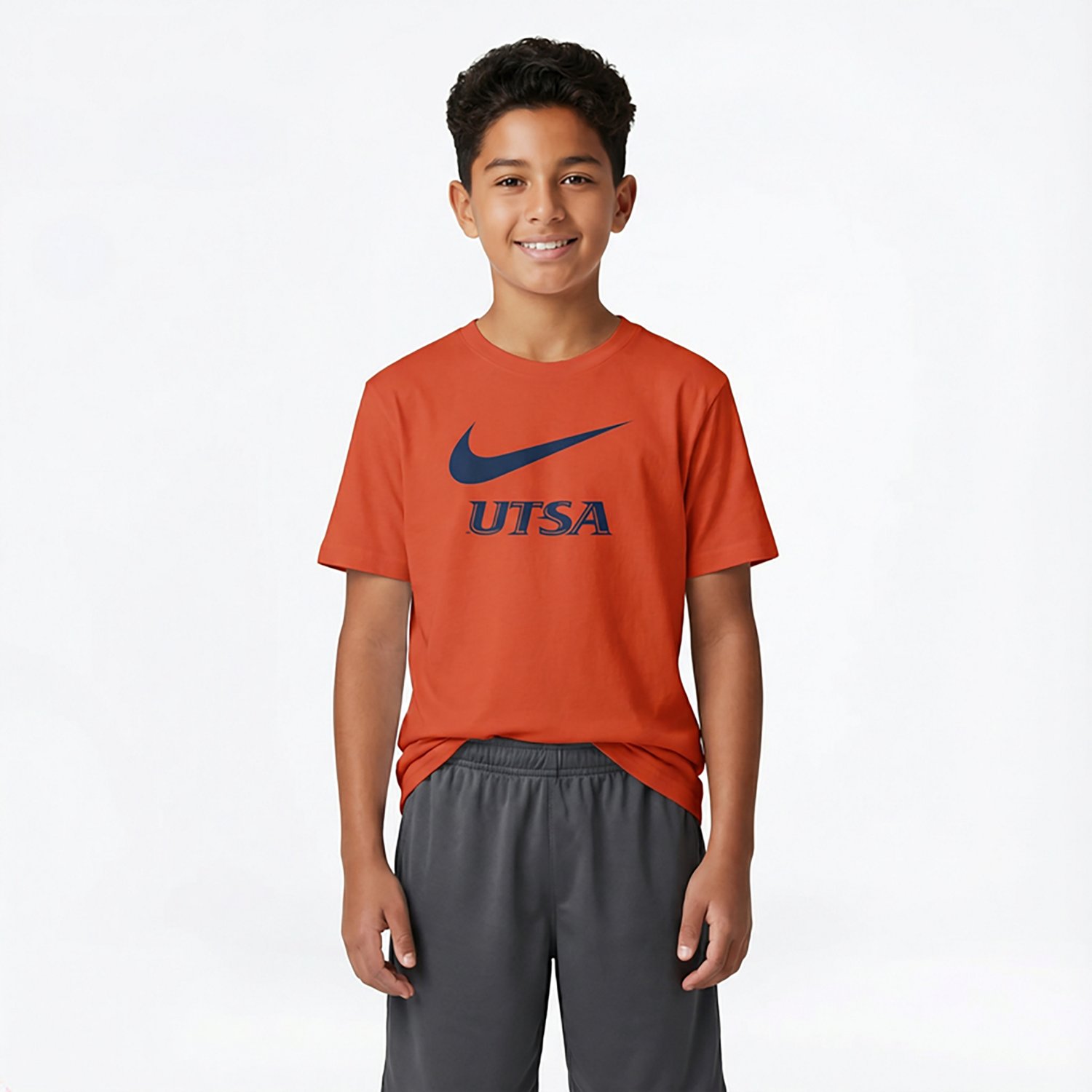 Nike Boys' University of Texas at San Antonio Swoosh Wordmark Graphic T-shirt - view number 2