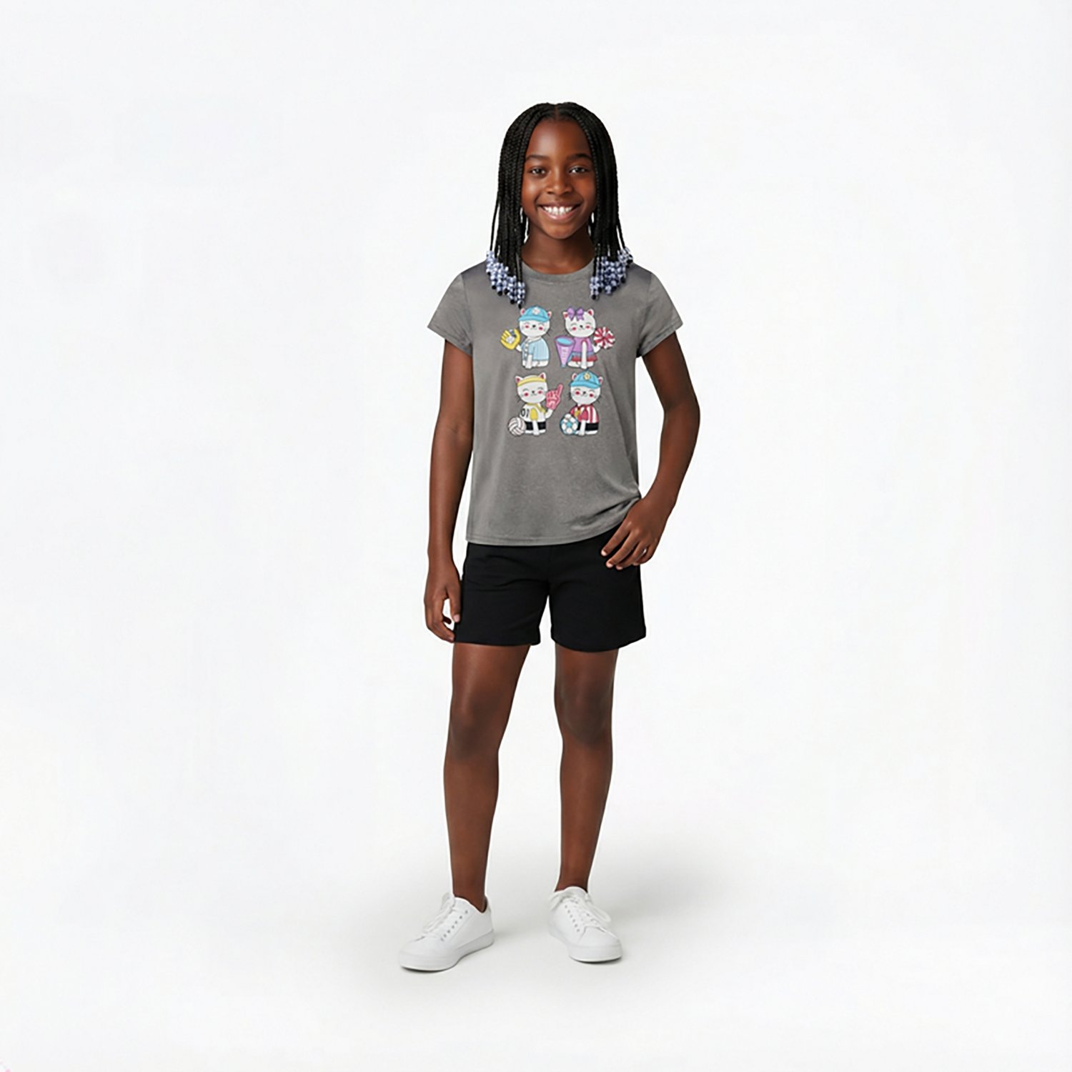 BCG Girls' Turbo GFX Short Sleeve T-shirt