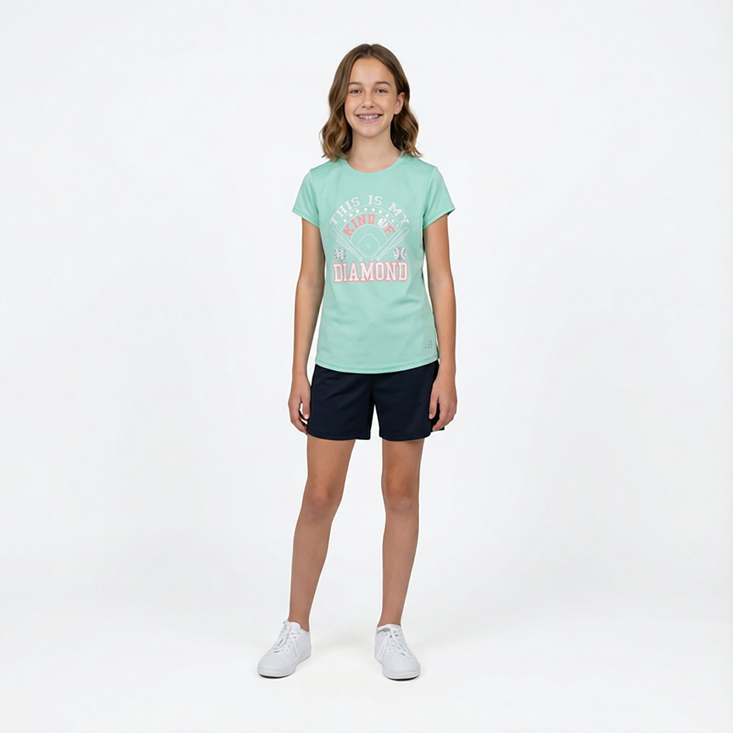 BCG Girls' Turbo GFX Short Sleeve T-shirt