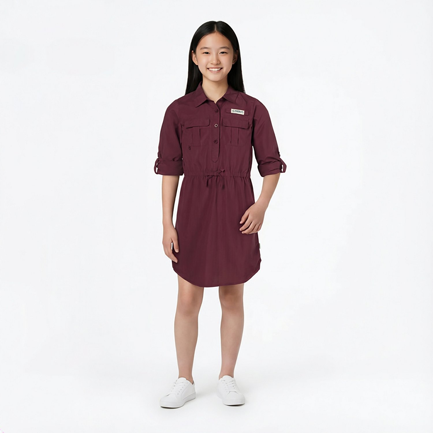 Magellan Outdoors Girls' Laguna Madre Long Sleeve Dress