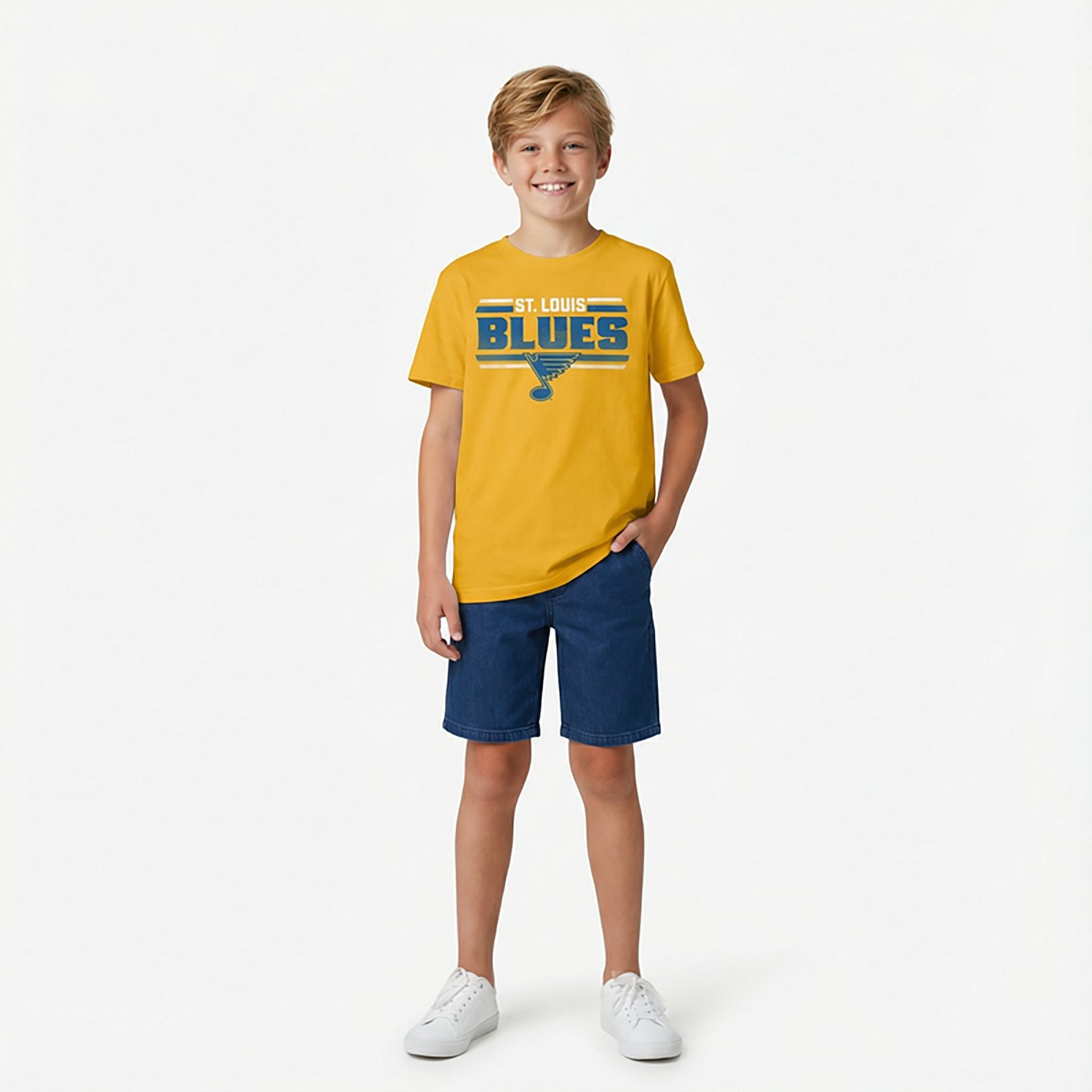 Outerstuff Boys' St. Louis Blues Electric Snipe Graphic T-shirt