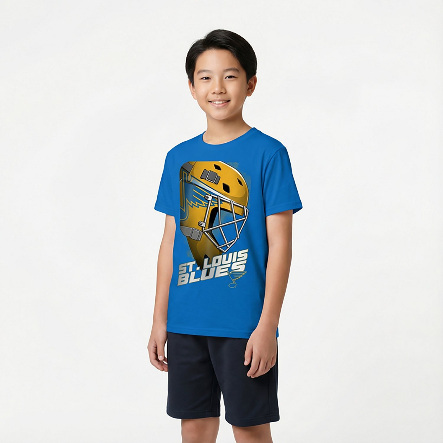 Outerstuff Boys' St. Louis Blues Defender Graphic T-shirt - view number 2