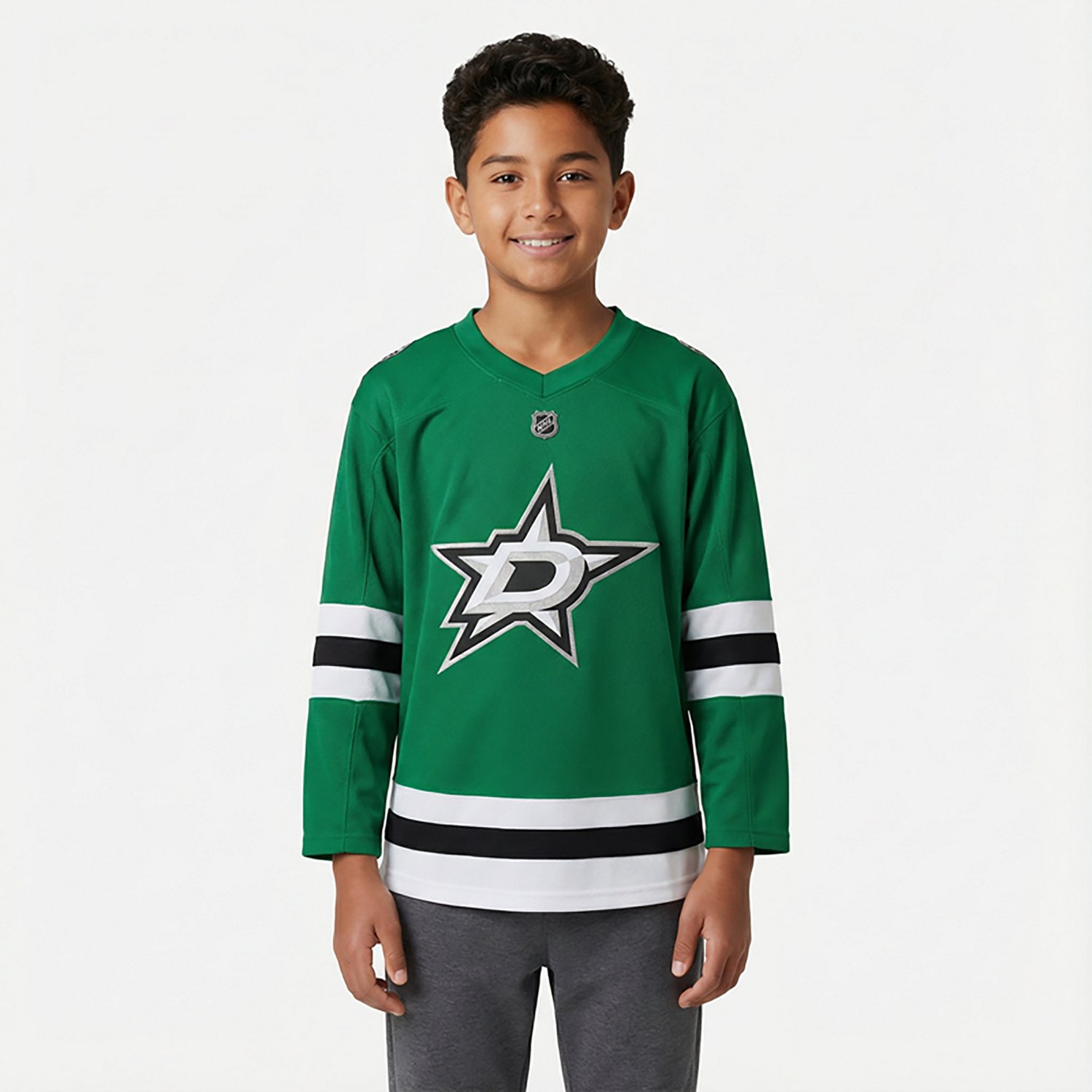Outerstuff Boys' Dallas Stars Replica Home Team Hockey Jersey - view number 2