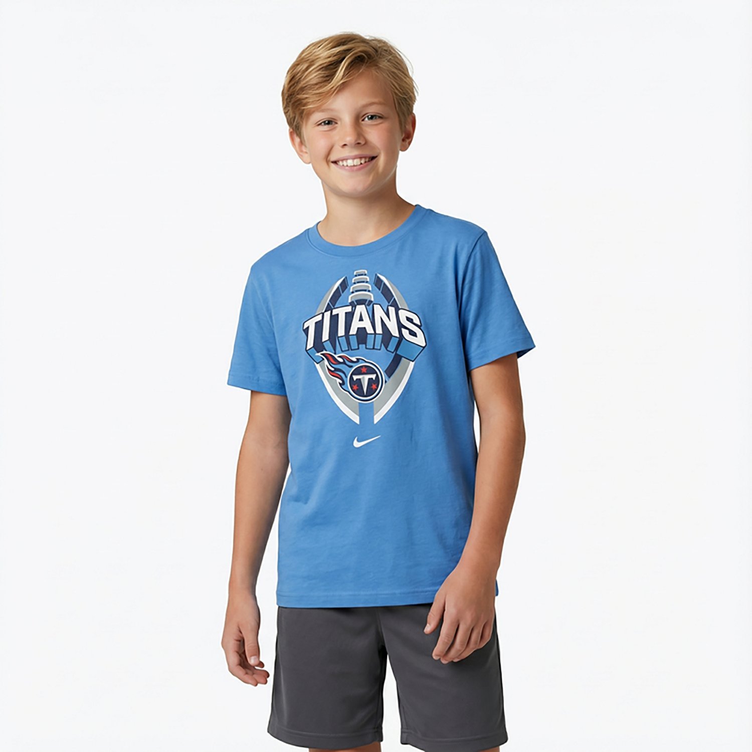 Nike Youth Tennessee Titans Icon Legend Short Sleeve T-shirt - view number 2