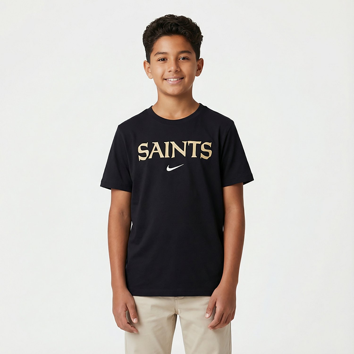 Nike Youth New Orleans Saints Team Wordmark Short Sleeve T-shirt - view number 2
