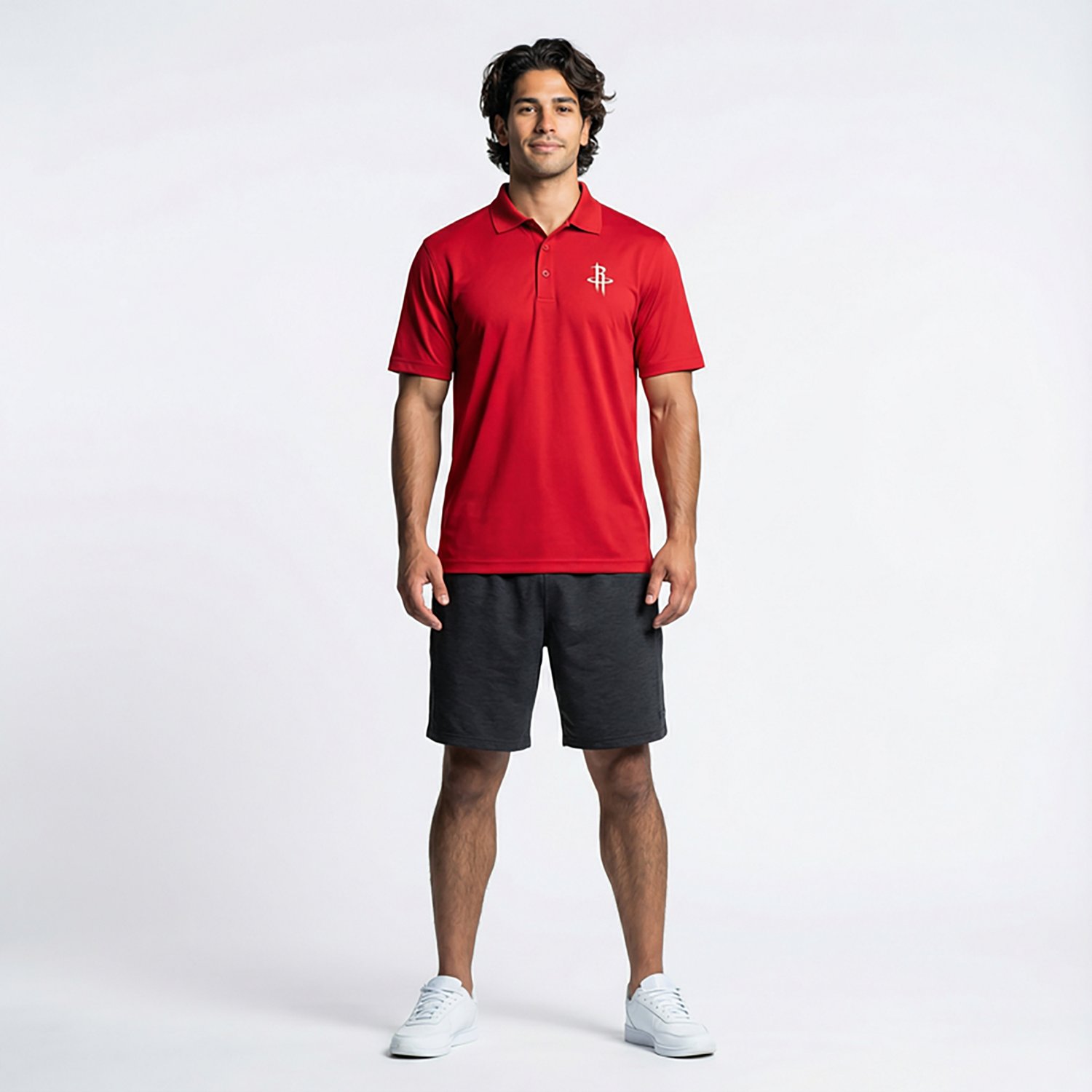 Antigua Men's Houston Rockets Legacy Pique Polo Shirt