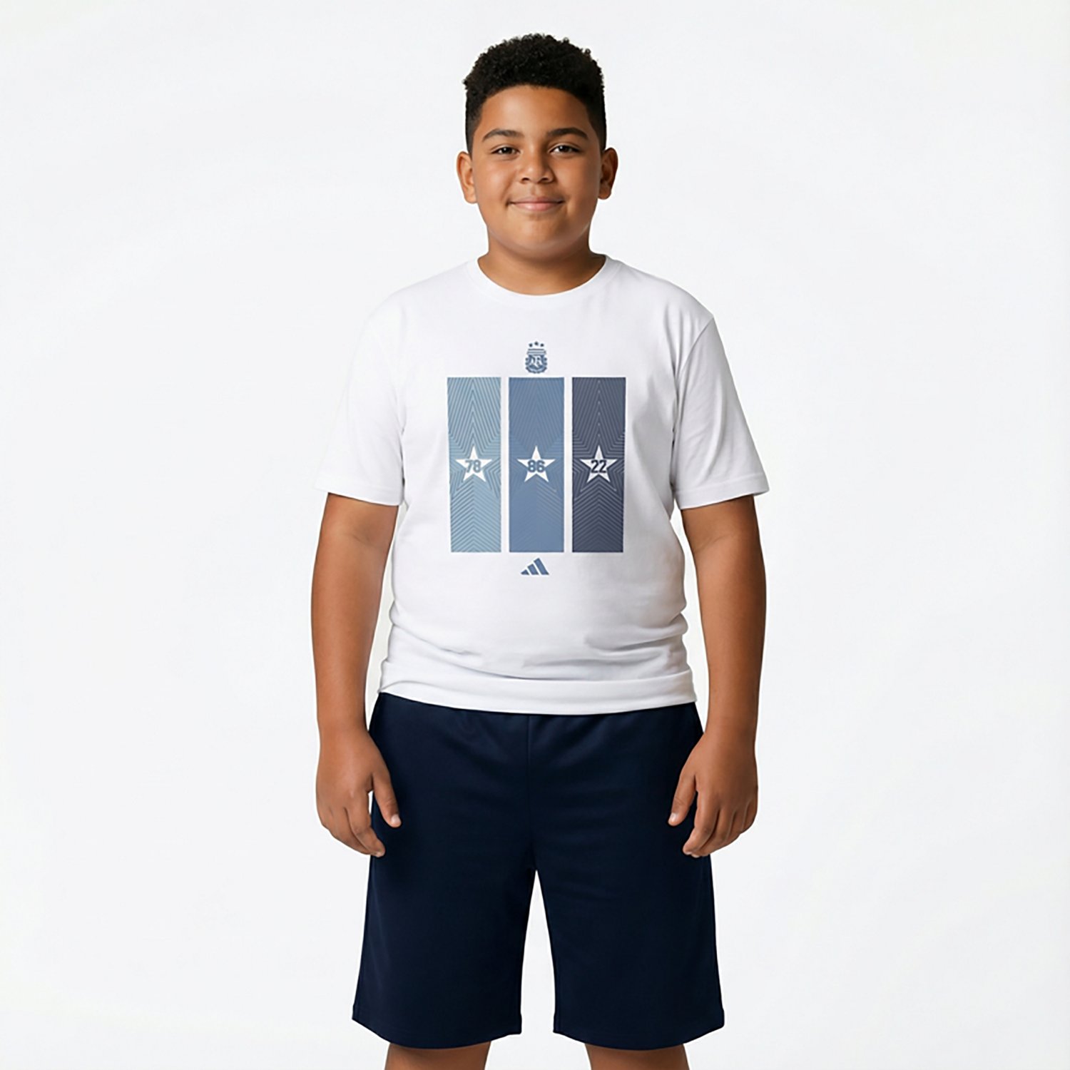 adidas Kids' Argentina 2026 World Cup Home T-shirt - view number 2