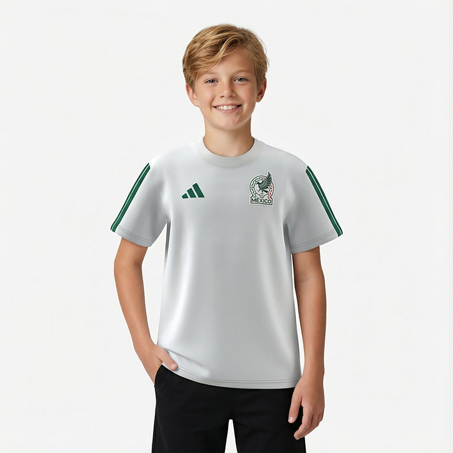 adidas Kids' Mexico 2026 World Cup DNA Graphic T-shirt - view number 2