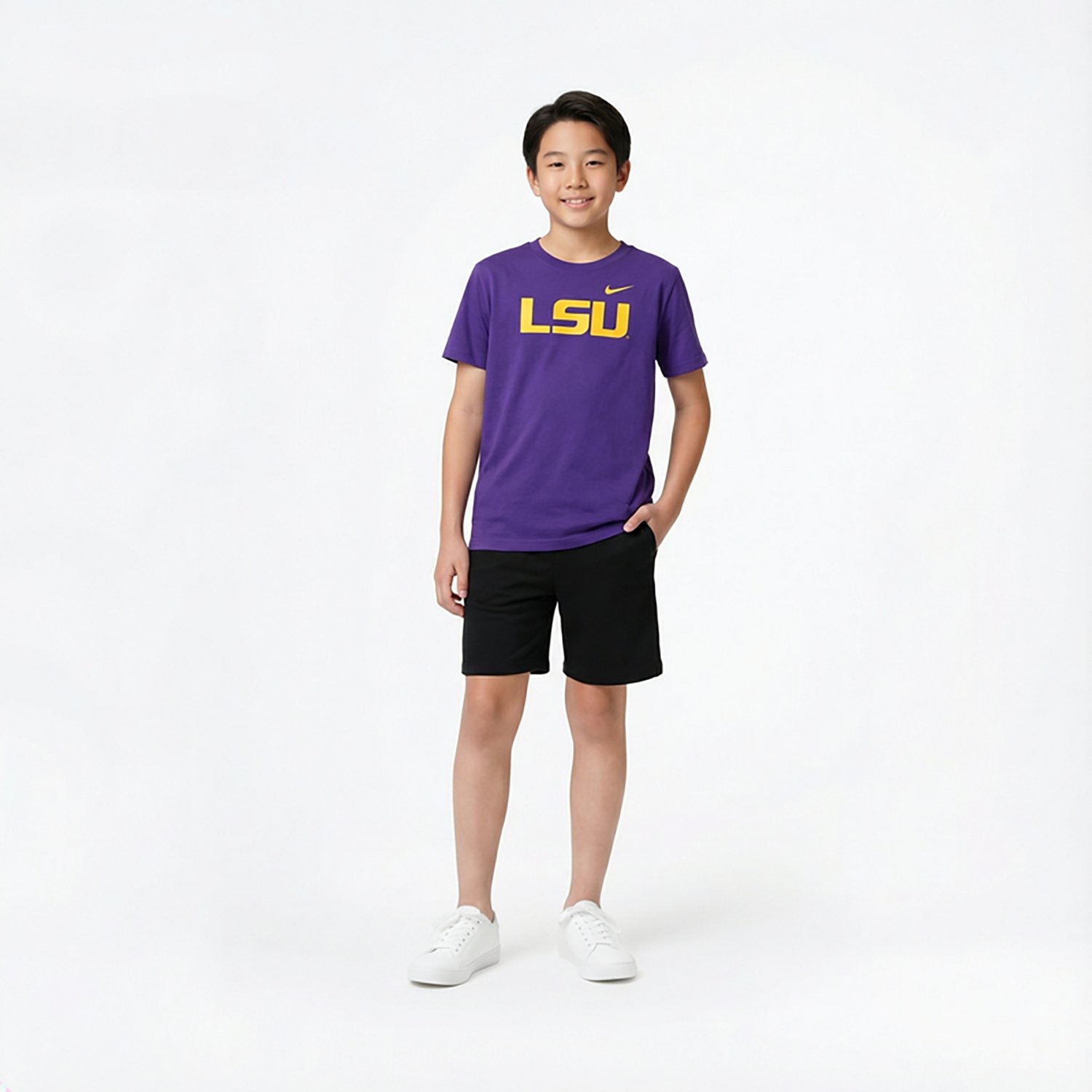 Nike Boys' LSU Primary Logo T-shirt