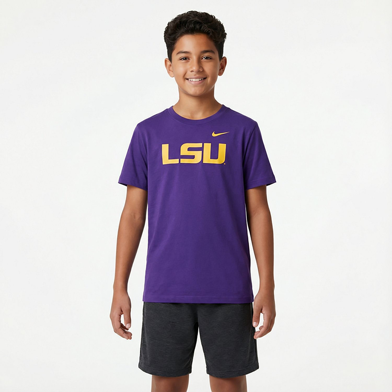 Nike Boys' LSU Primary Logo T-shirt - view number 2
