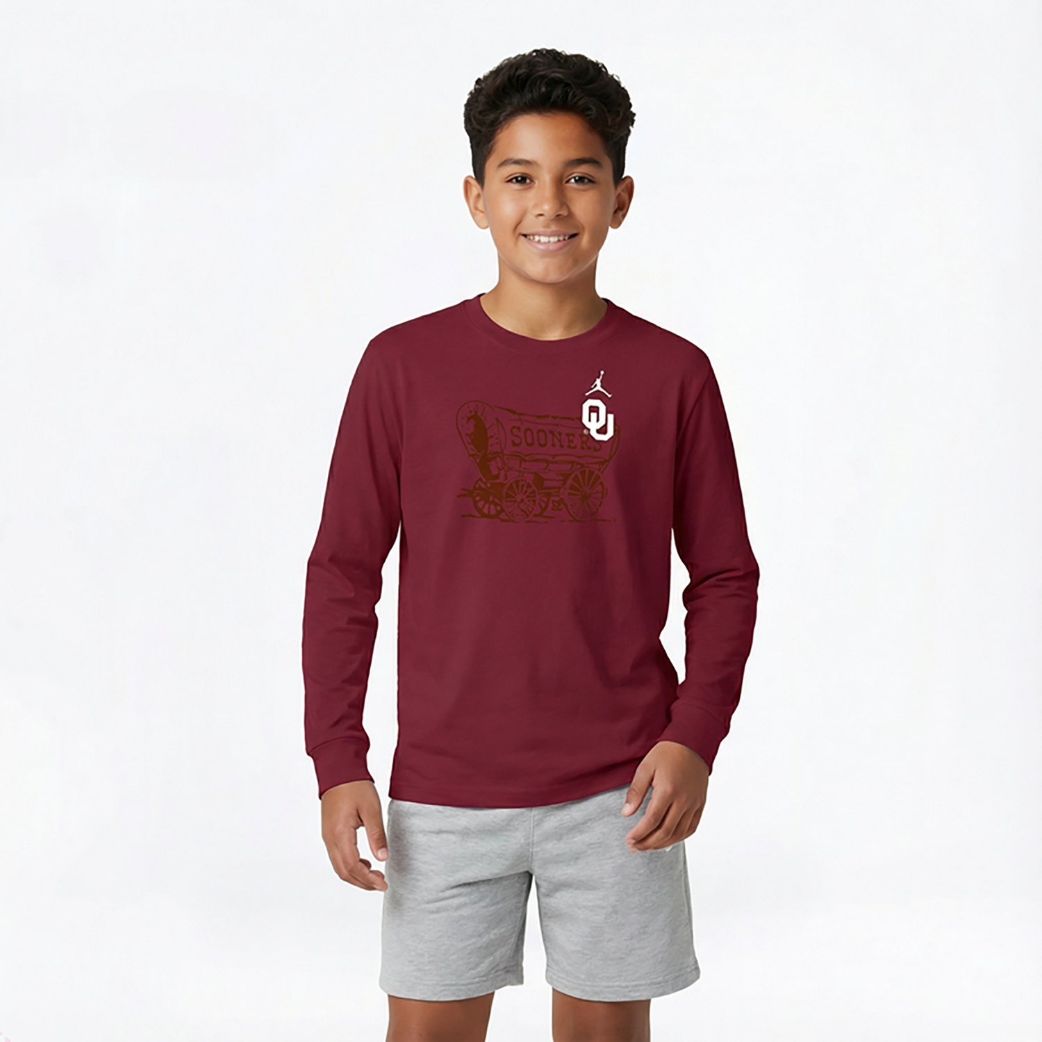 Nike Youth Oklahoma Mascot Logo Long Sleeve T-shirt - view number 2