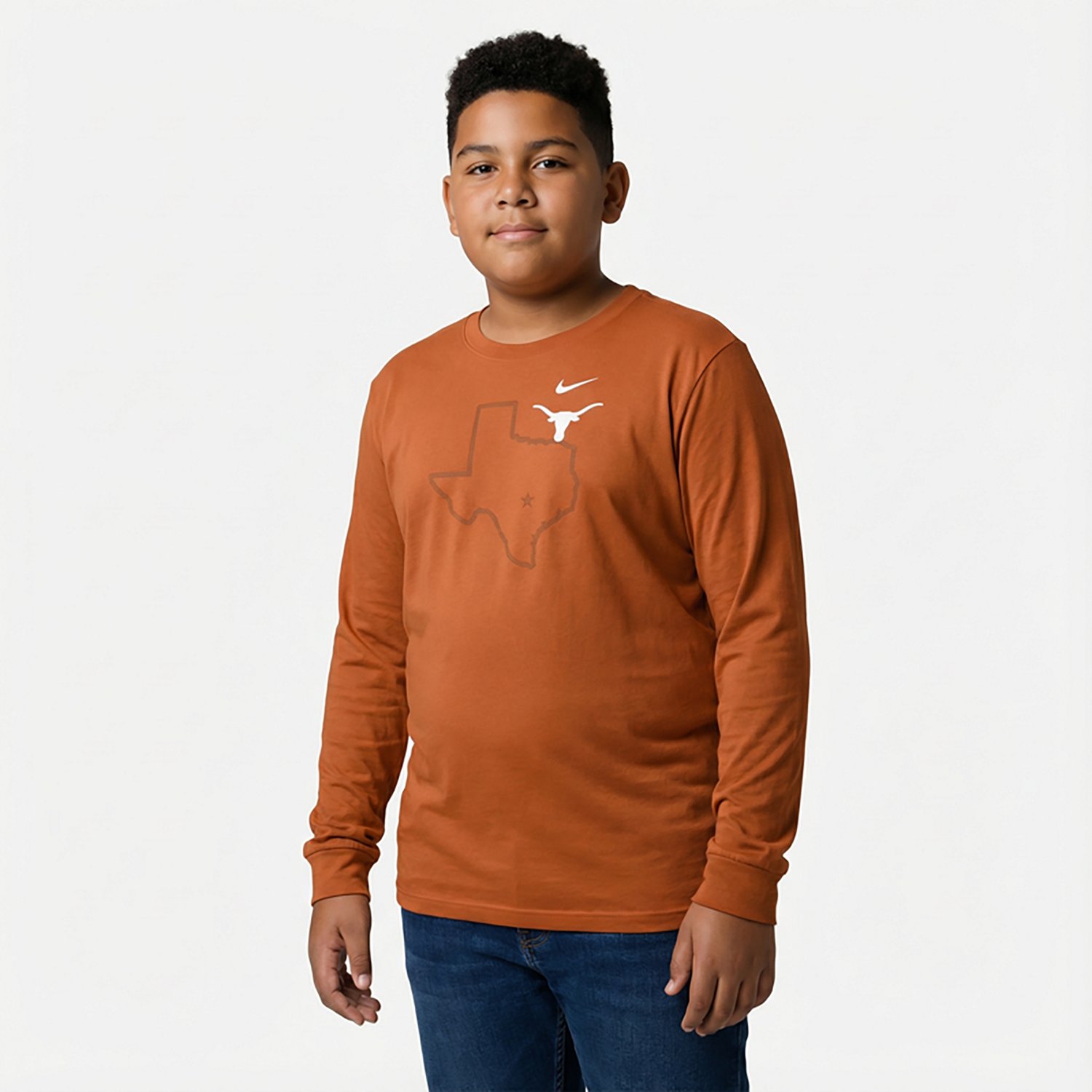 Nike Youth Texas Mascot Logo Long Sleeve T-shirt - view number 2