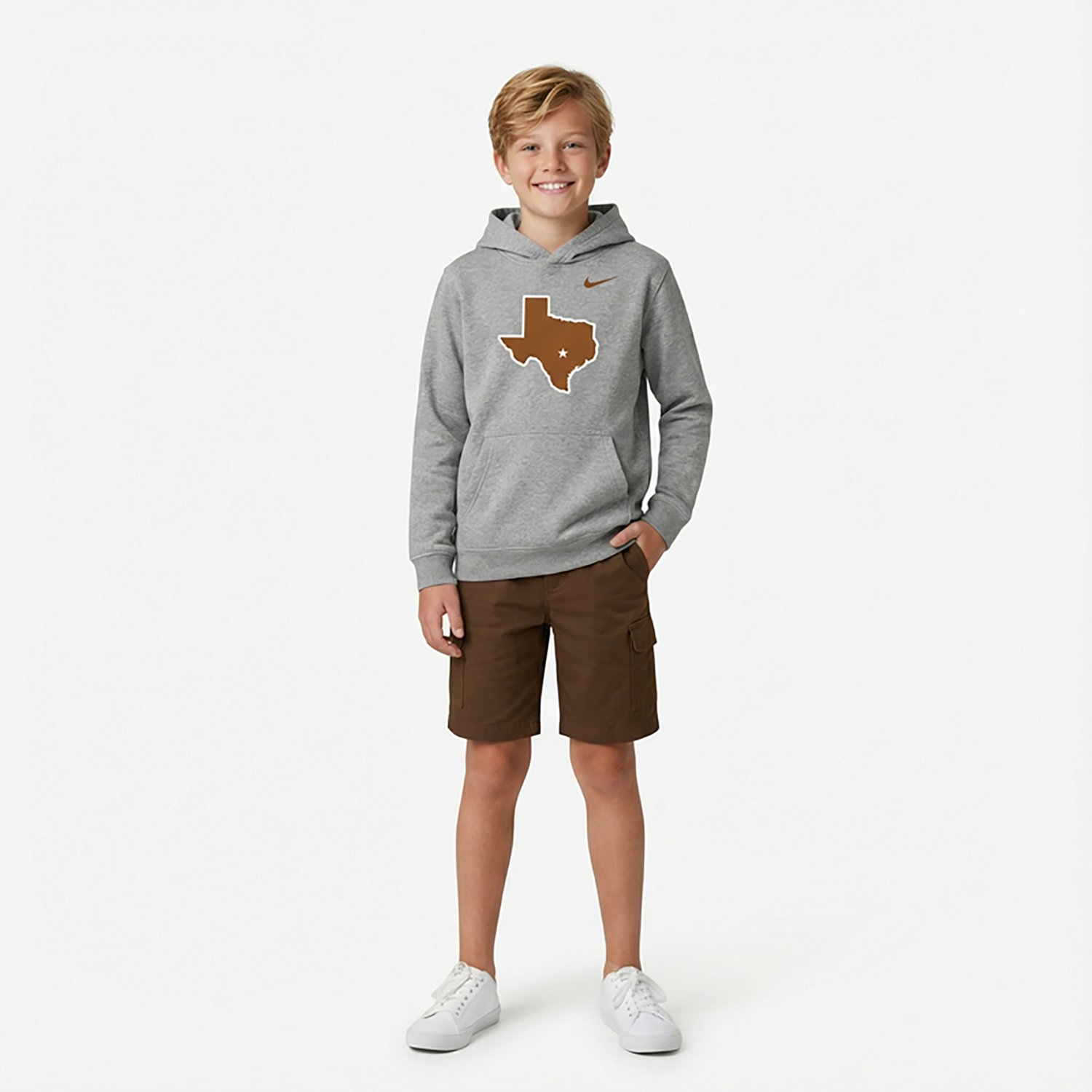Nike Youth Texas Mascot Club Fleece Hoodie