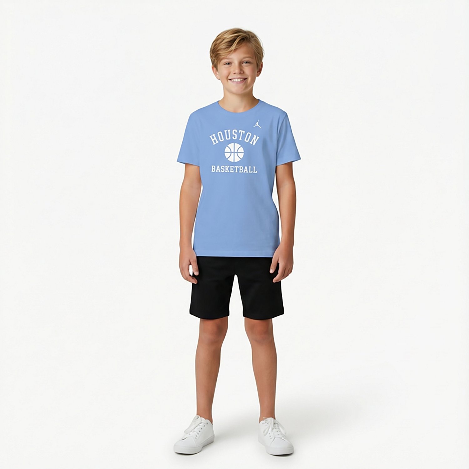 Jordan Boys’ University of Houston Blue Out Basketball Core Cotton T-shirt