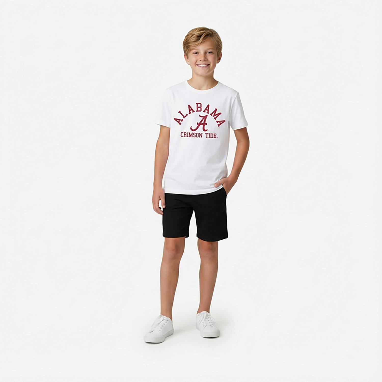 Wes & Willy Youth Alabama Arch Over Logo T-shirt