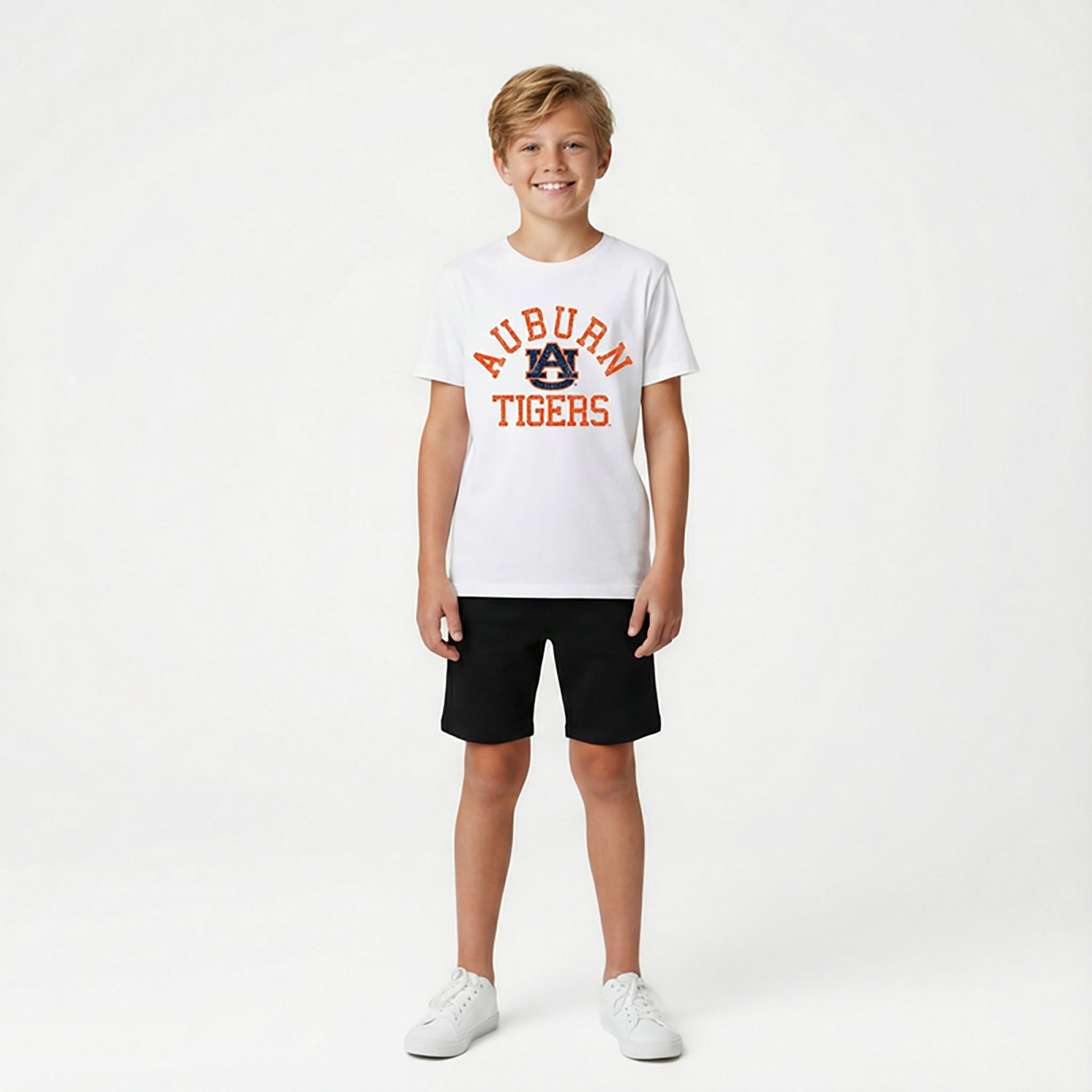 Wes & Willy Youth Auburn Arch Over Logo T-shirt
