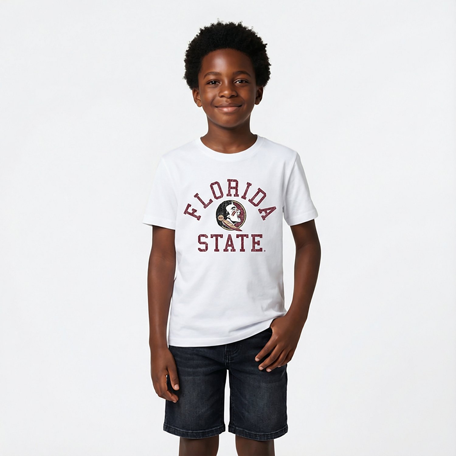 Wes & Willy Youth Florida State Arch Over Logo T-shirt - view number 2