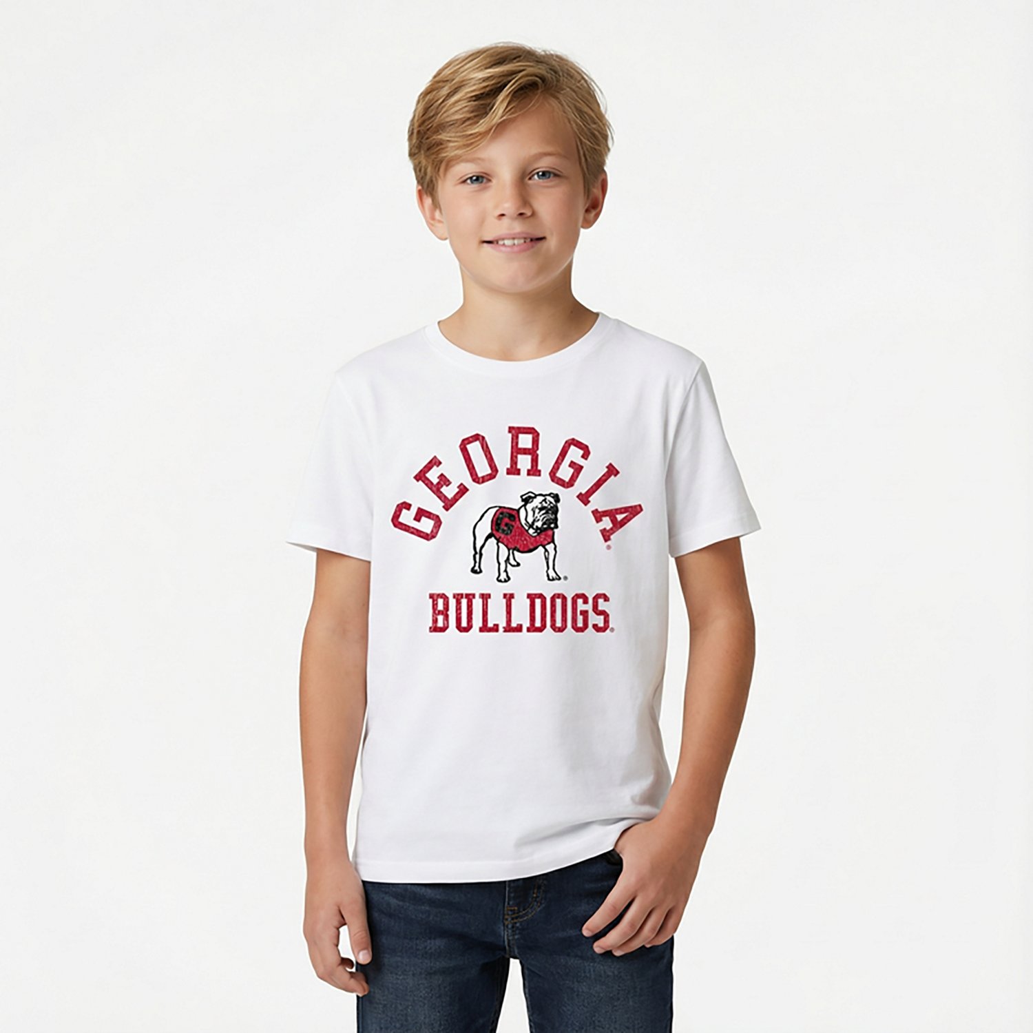 Wes & Willy Youth Georgia Arch Over Logo T-shirt - view number 2