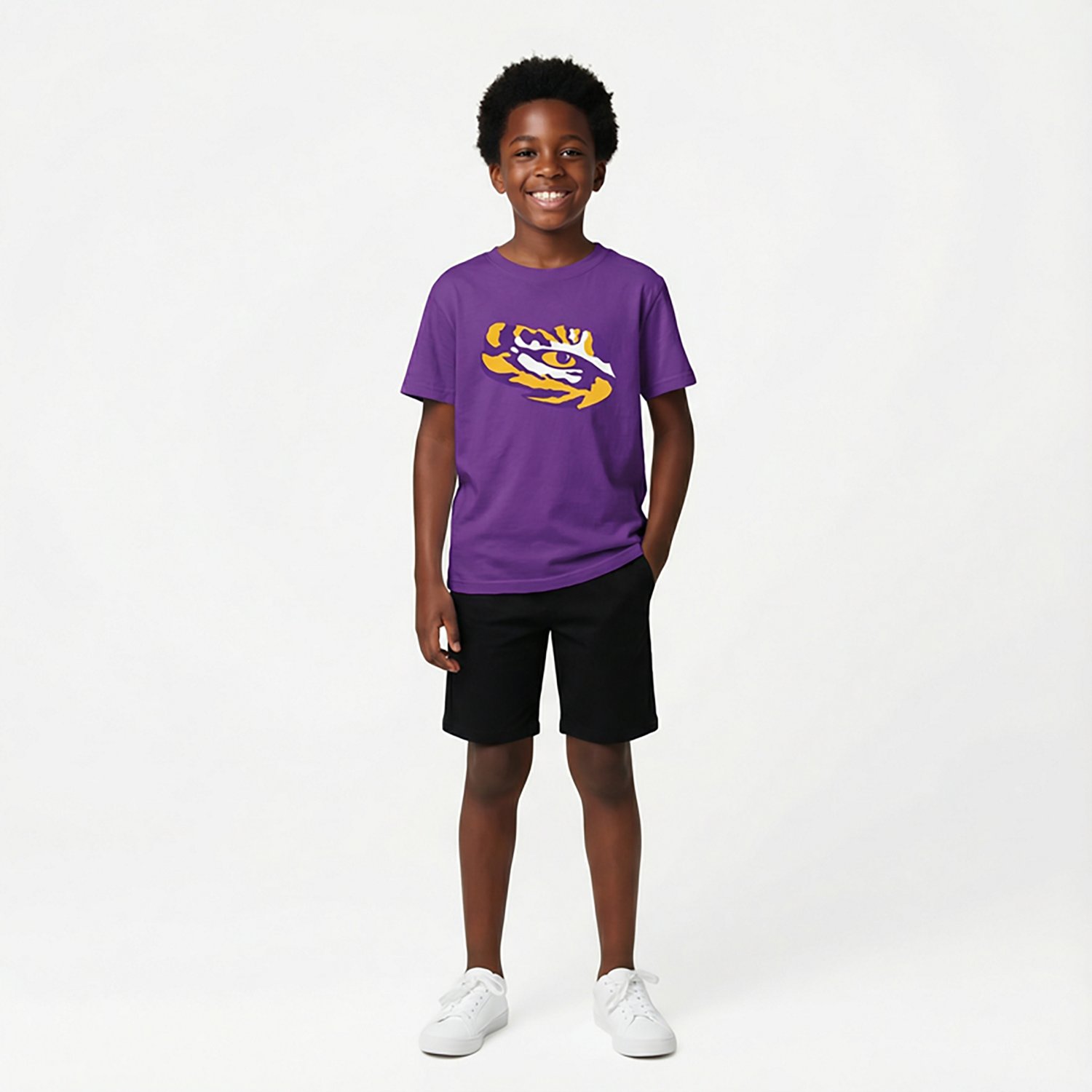 Wes & Willy Youth LSU Primary Logo T-shirt