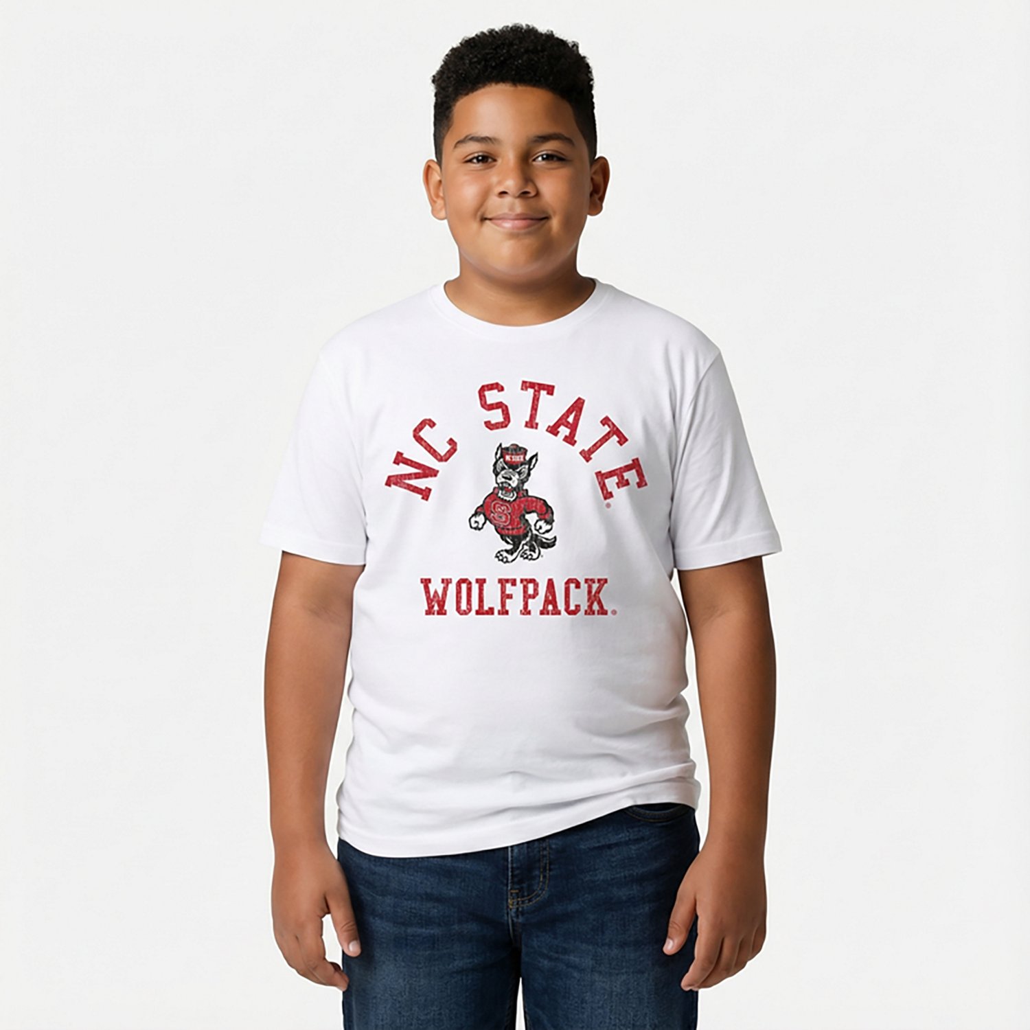 Wes & Willy Youth NC State Arch Over Logo T-shirt - view number 2