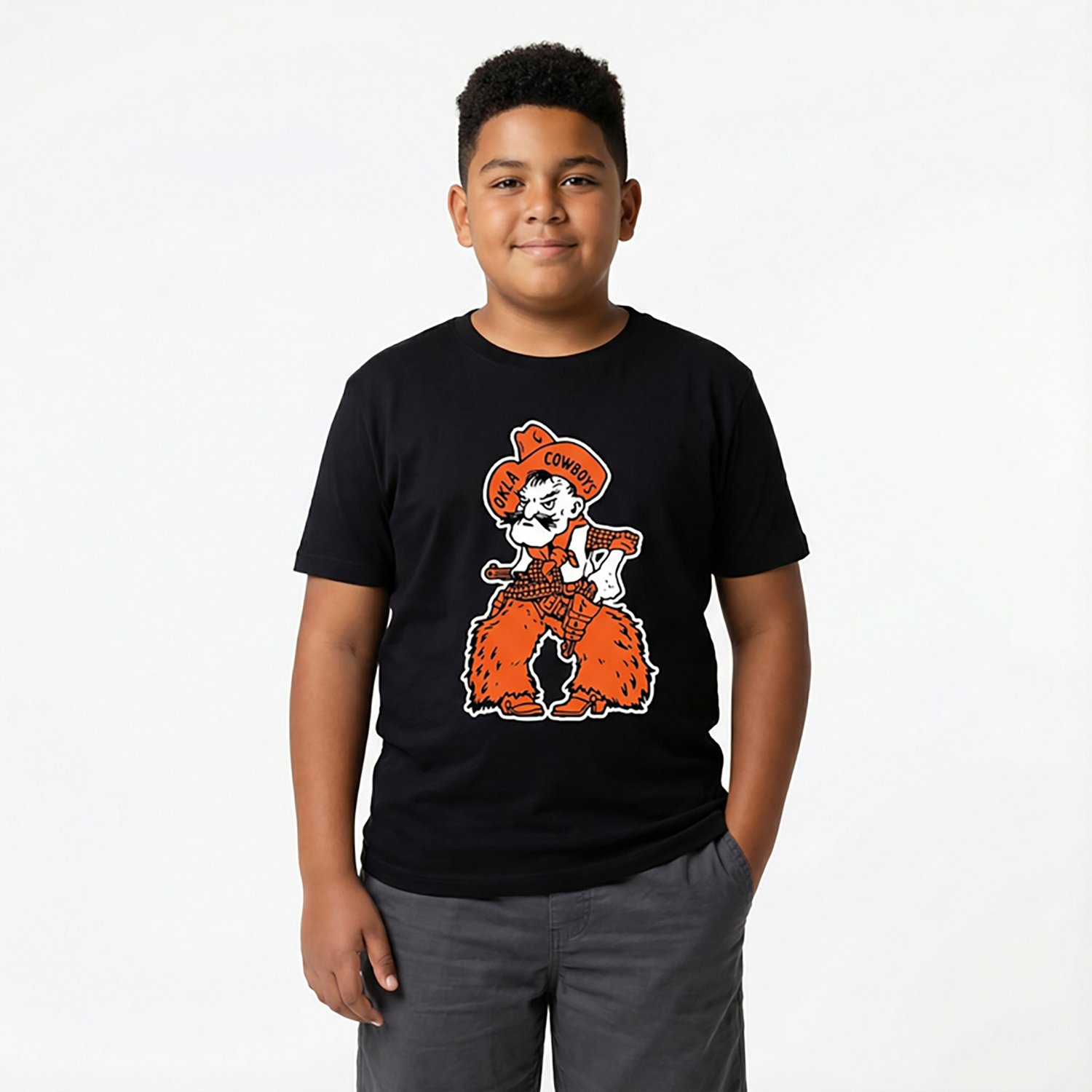 Wes & Willy Youth Oklahoma State Vault Logo T-shirt - view number 2