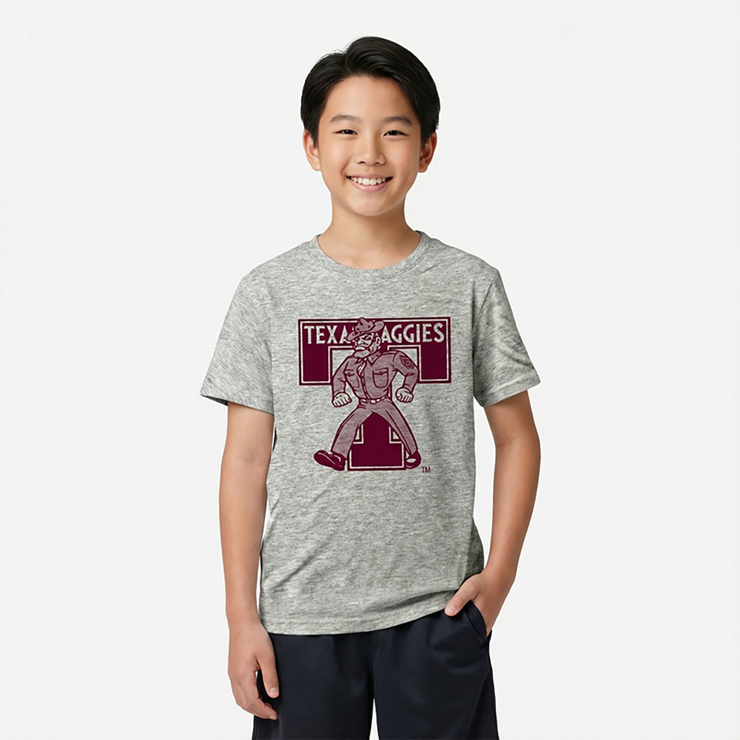 Wes & Willy Youth Texas A&M Vault Logo T-shirt - view number 2