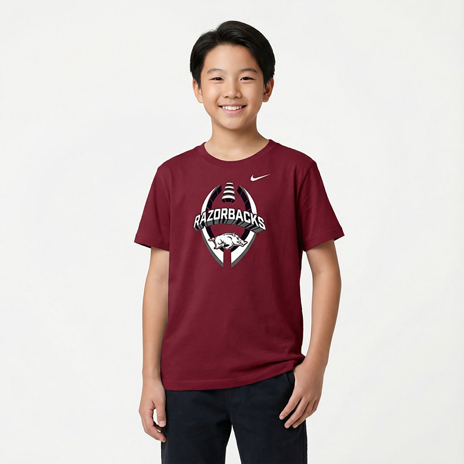 Nike Boys' Arkansas Football Legend T-shirt - view number 2