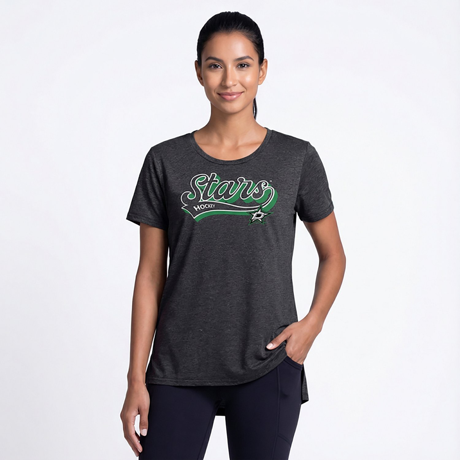 Fanatics Women's Stars "League Leader" Triblend T-shirt - view number 2