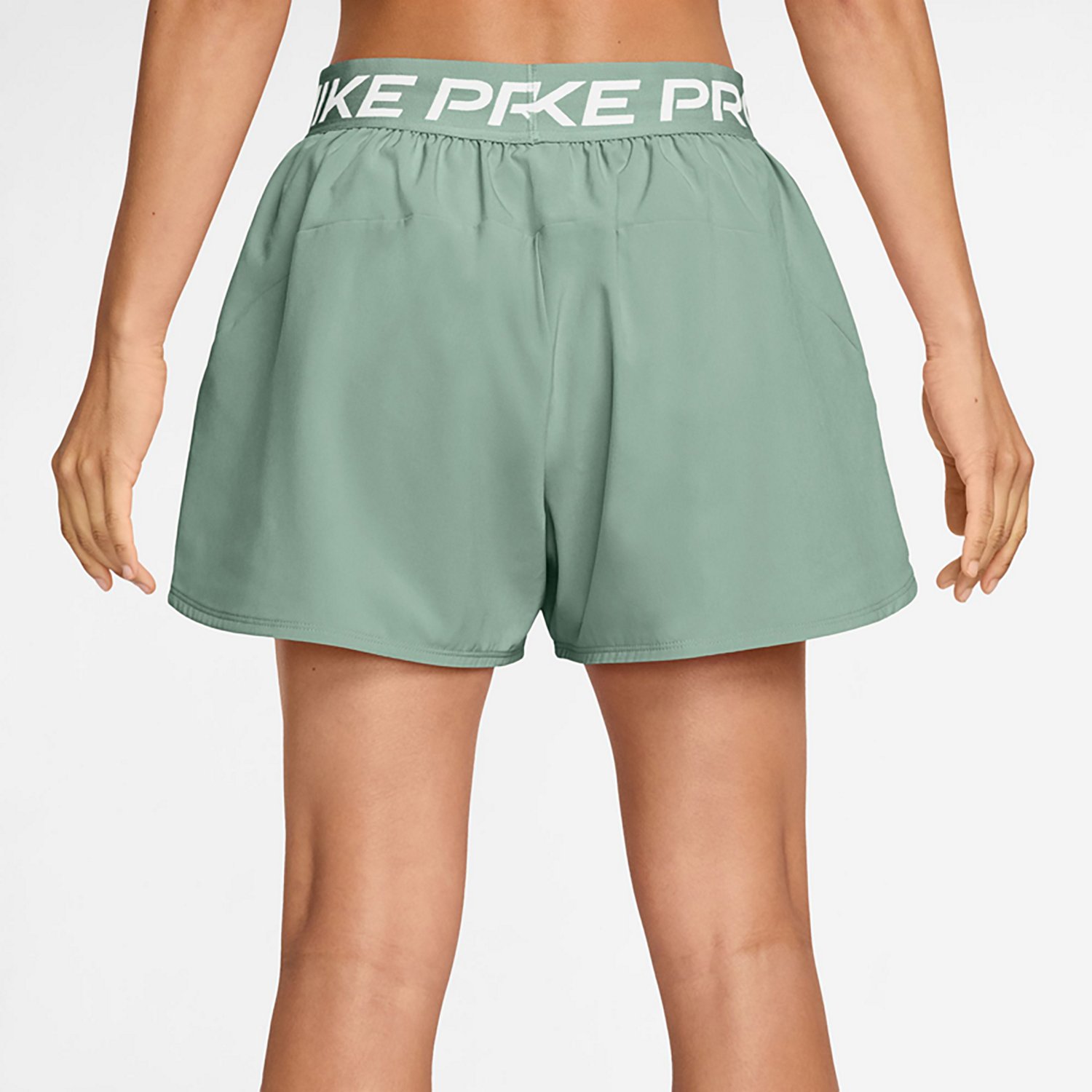 Nike Women's Pro Dri-FIT Mid-Rise Brief-Lined Woven Shorts 3 in - view number 2