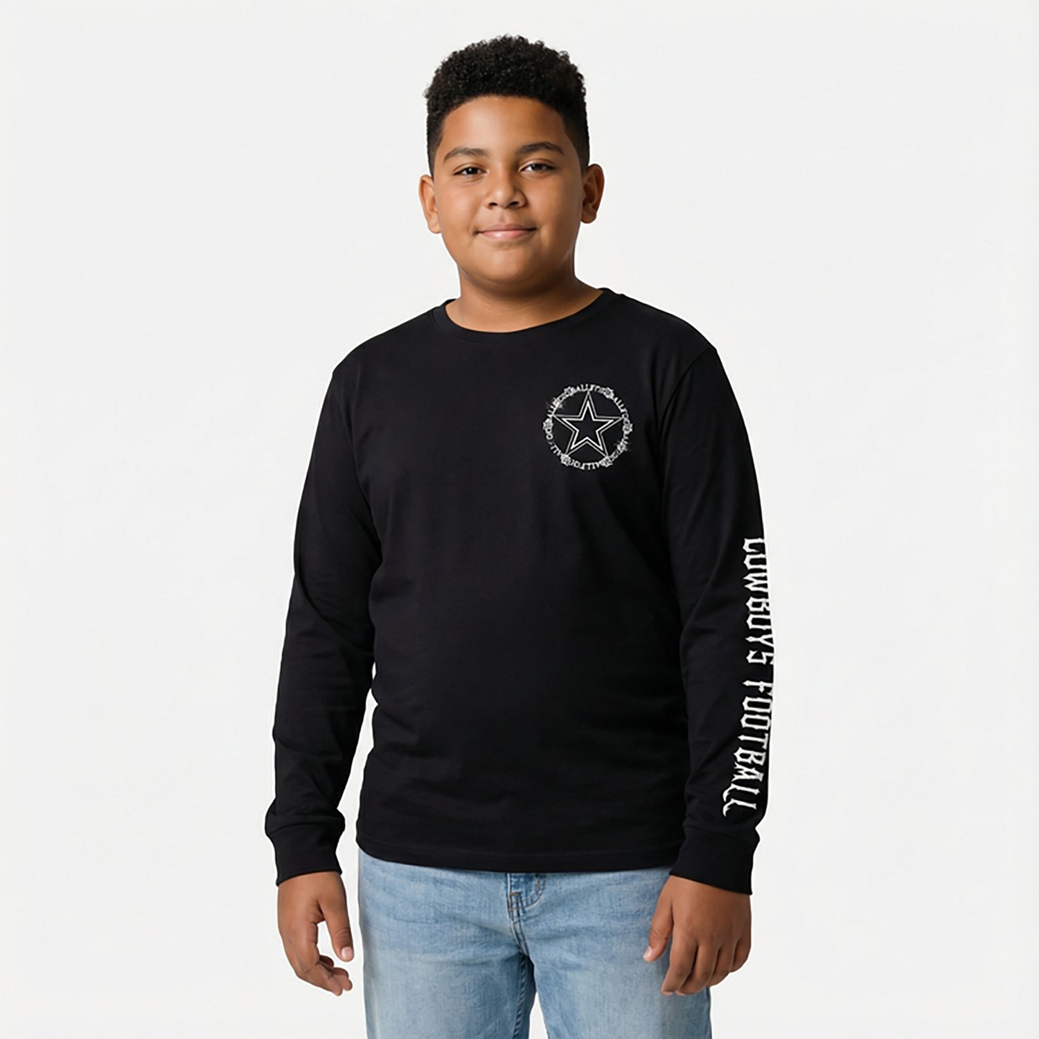 Outerstuff Dallas Cowboys Rumble Sleeve Long Sleeve Graphic T-shirt - view number 2