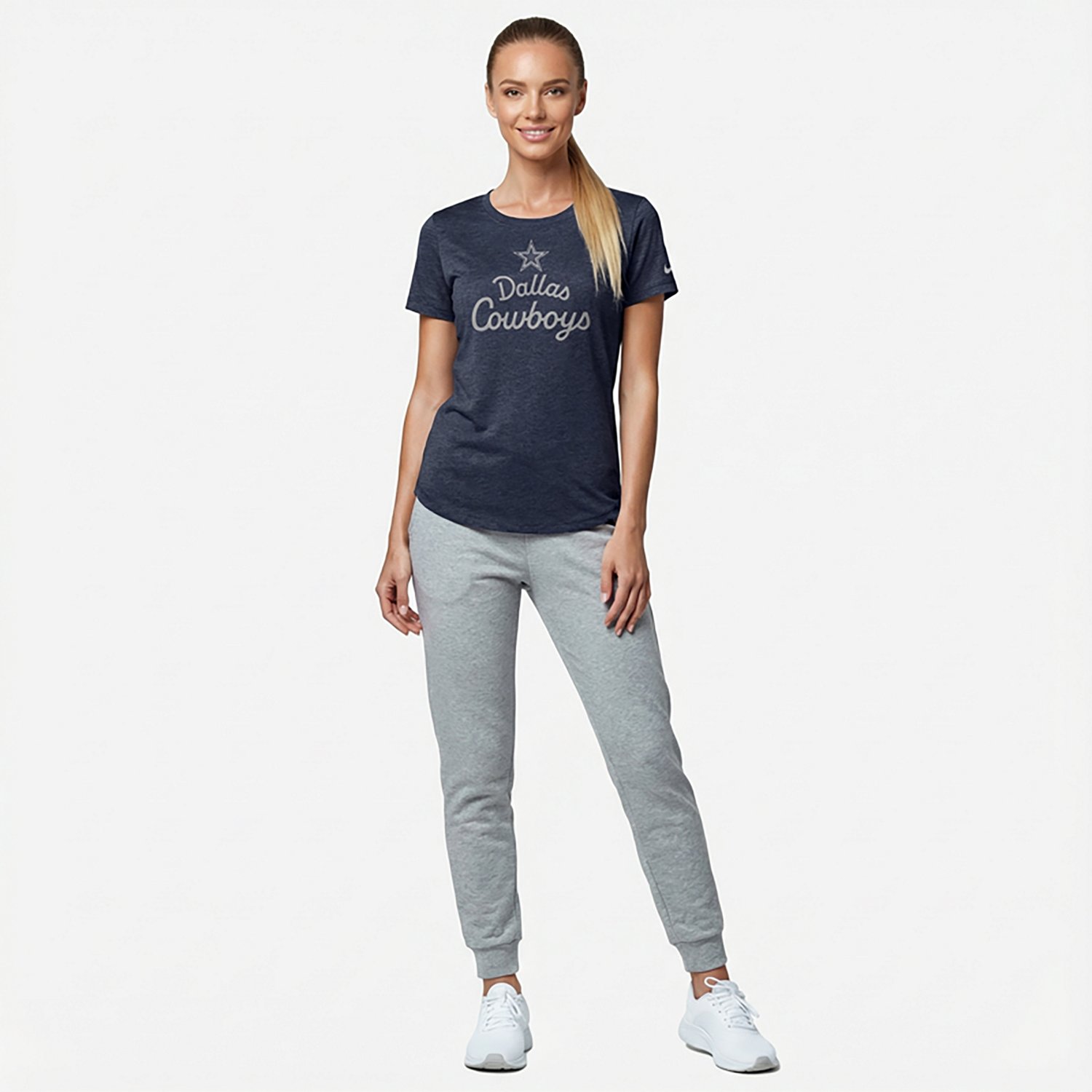 Nike Women's Dallas Cowboys Tri-Blend Fashion Graphic T-shirt