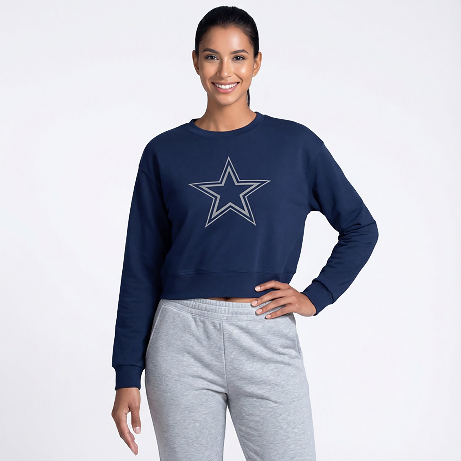 Concepts Sport Women's Dallas Cowboys Darby Long Sleeve Top - view number 2