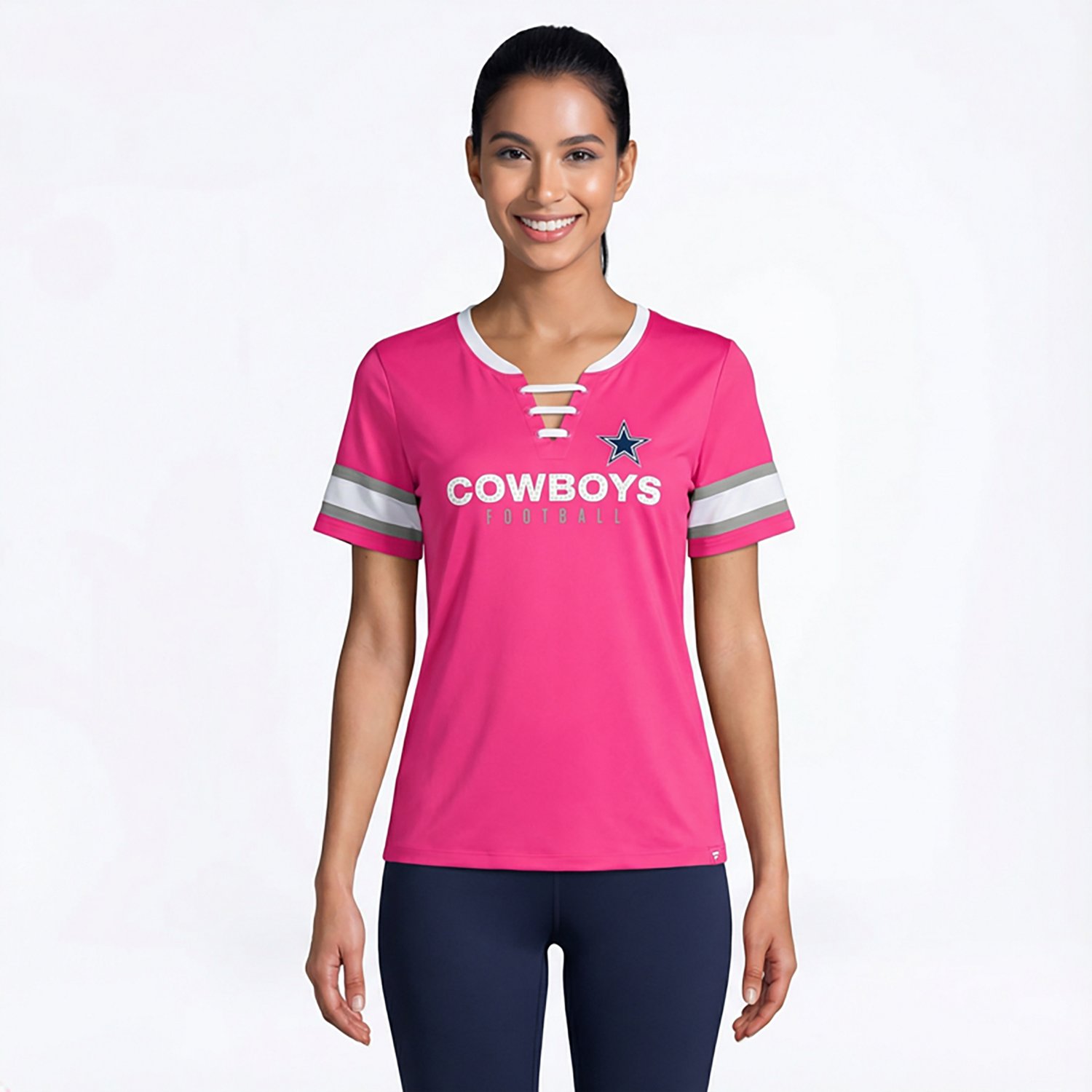 Fanatics Women's Dallas Cowboys Bling Draw Play Fashion Jersey - view number 2