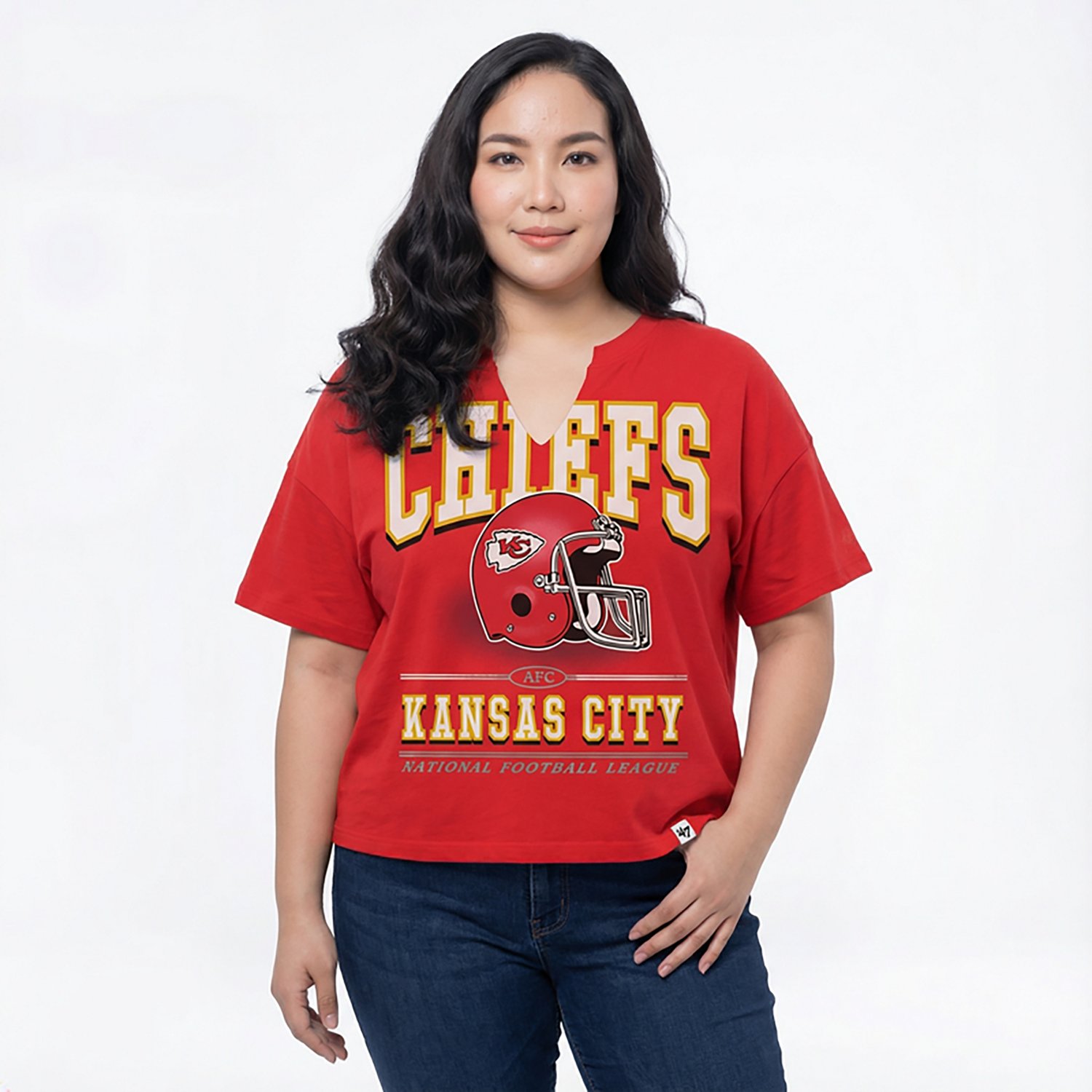 47 Women's Chiefs Elation Oversize Notch Neck T-shirt - view number 2